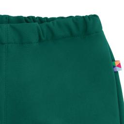Butelkowozielone spodnie softshell dla dzieci