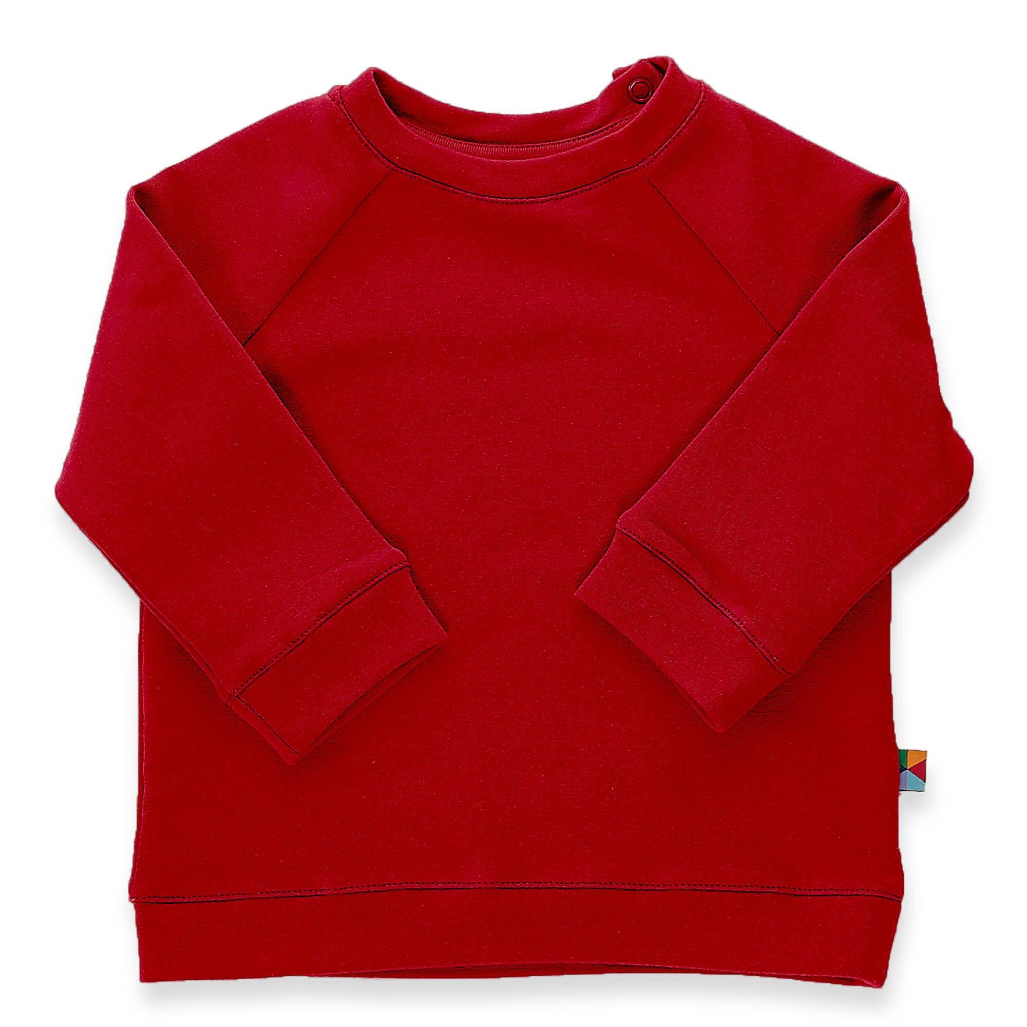 Czerwona bluza dresowa