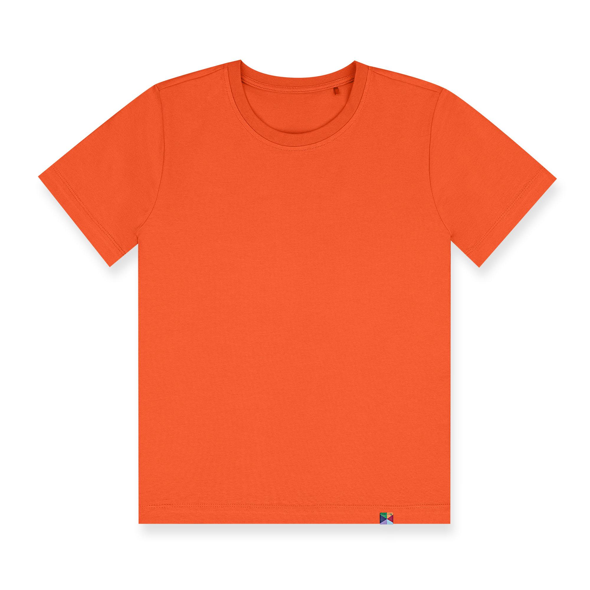Pomarańczowa koszulka ze ściągaczem damska