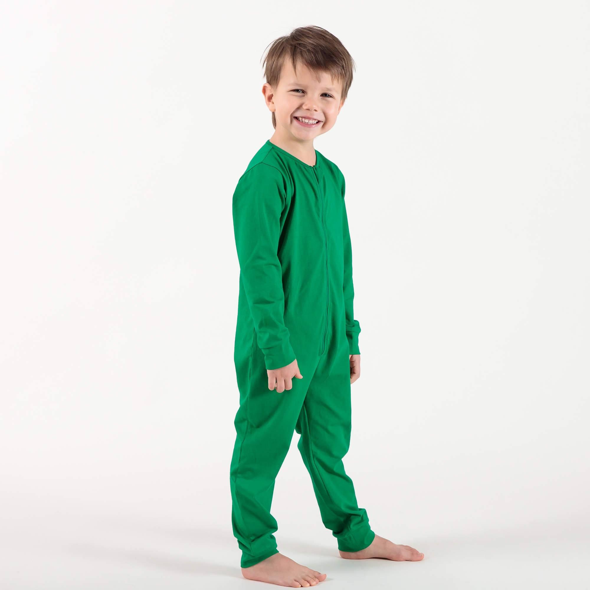 Zielony rampers piżamka