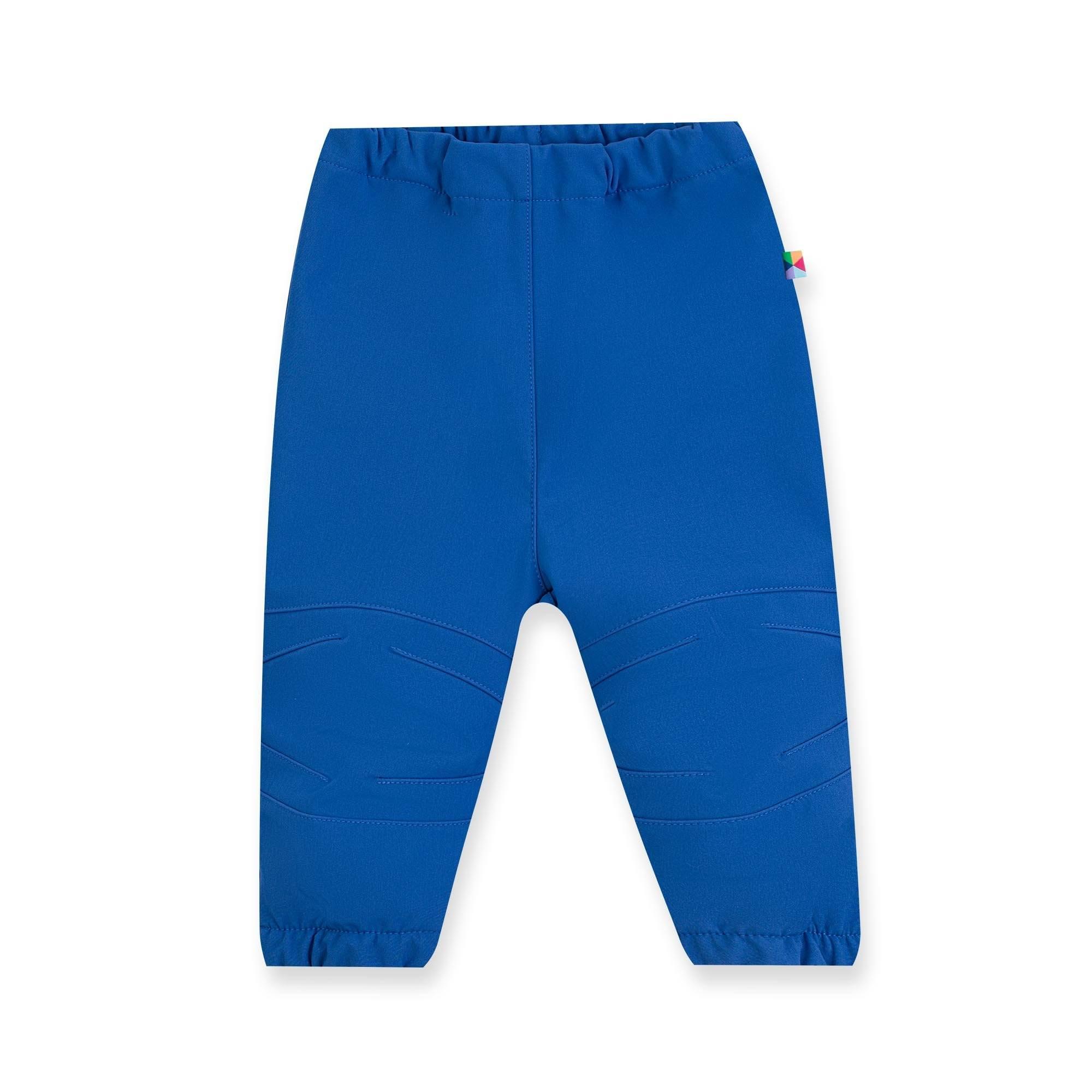 Niebieskie spodnie softshell dla niemowląt