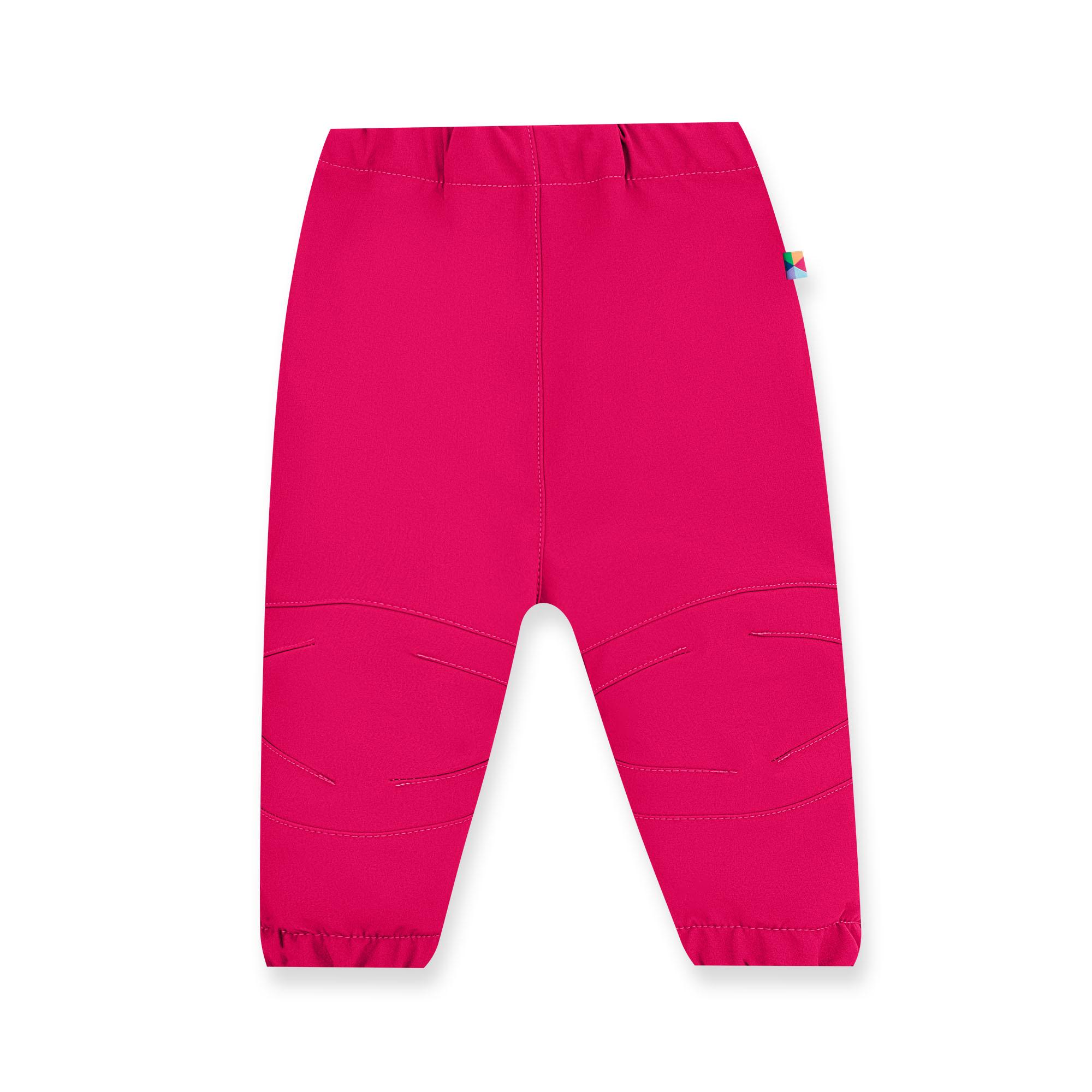 Różowe spodnie softshell dla niemowląt