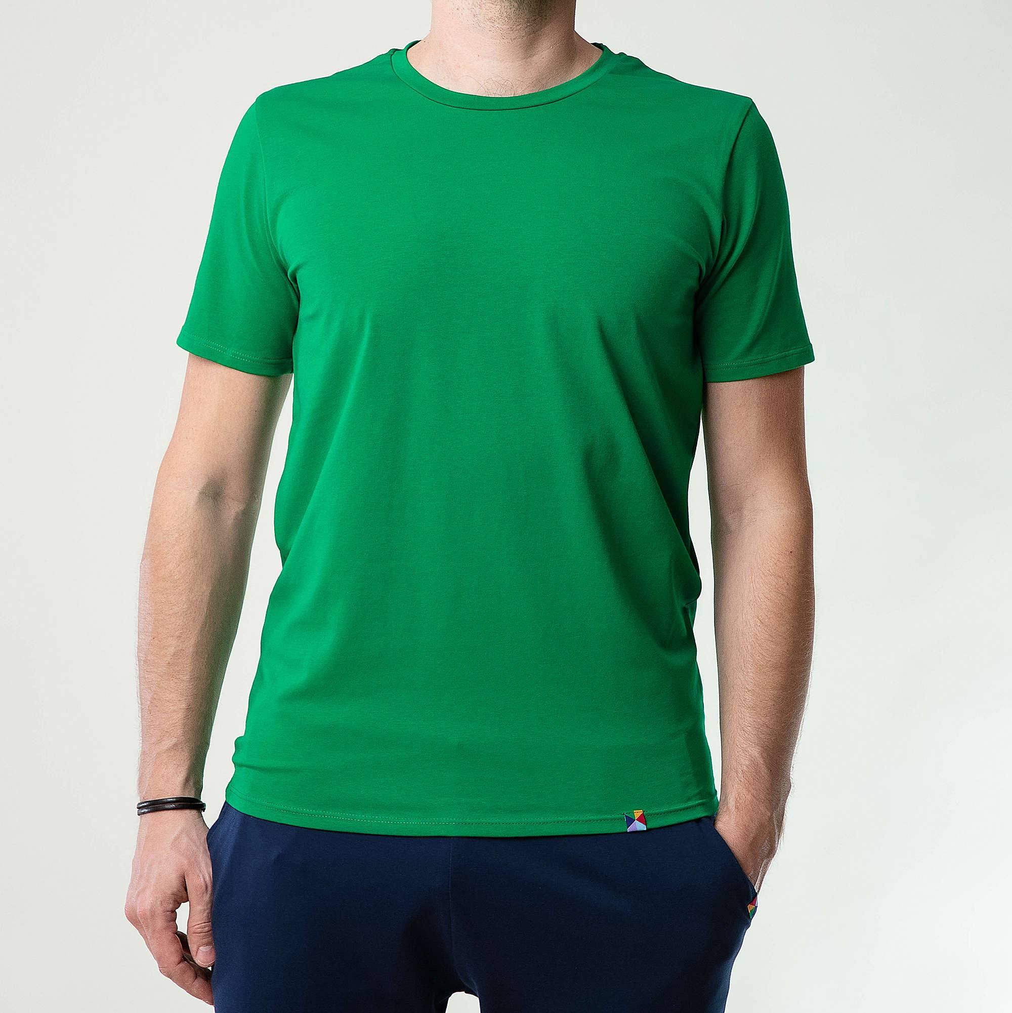 Zielony T-shirt męski