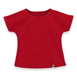 Czerwona koszulka z krótkim rękawem