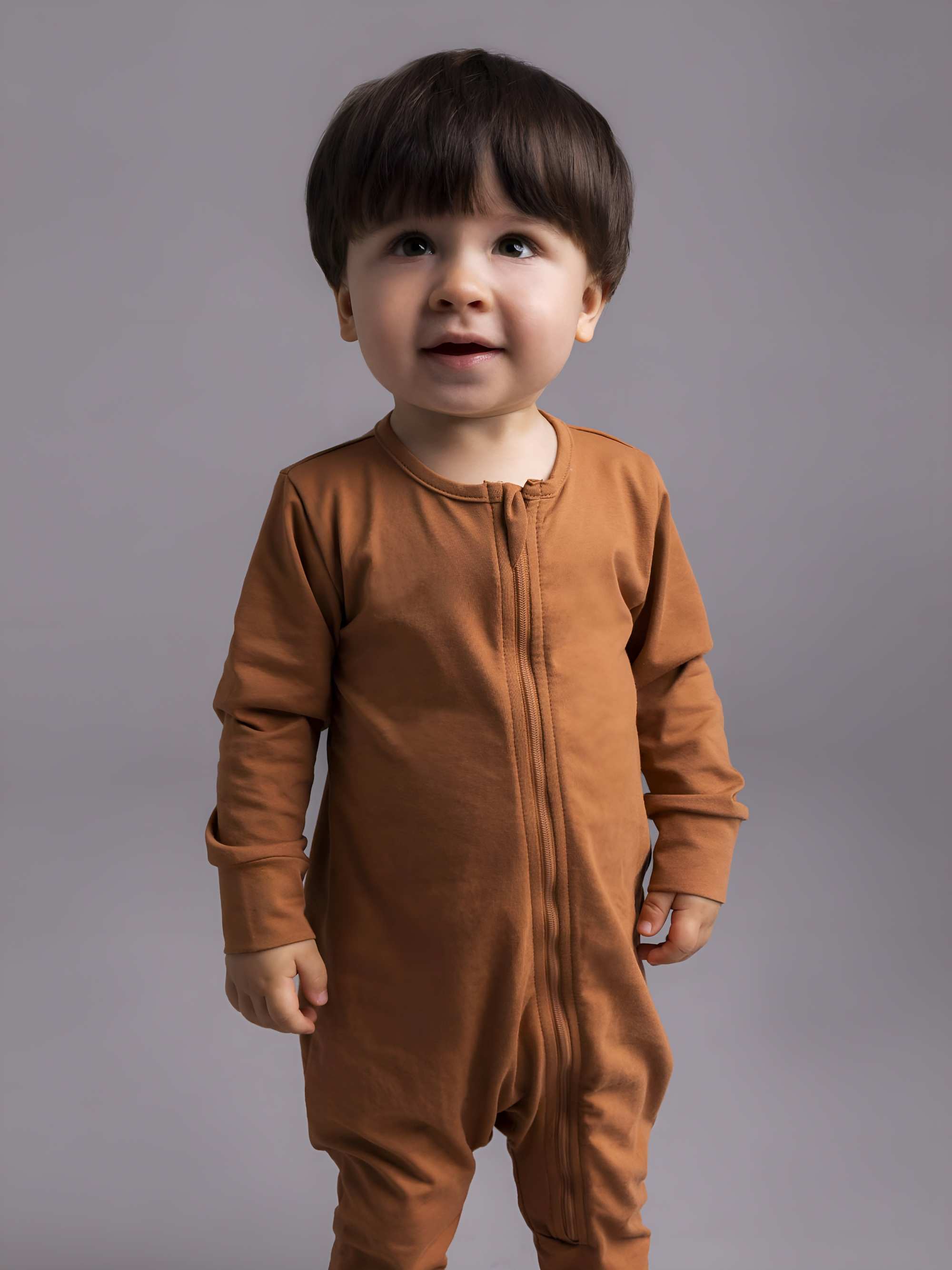 Caramel romper suit