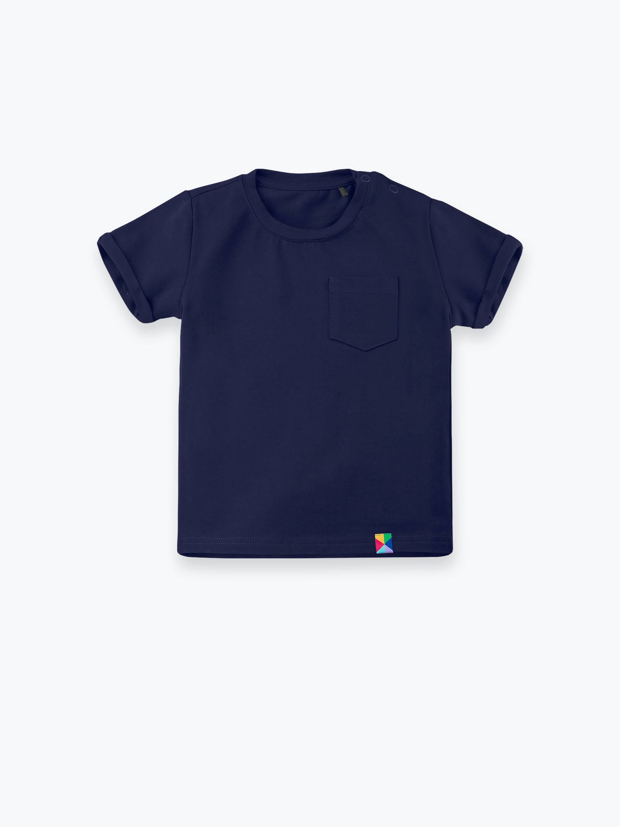 Granatowy T-shirt