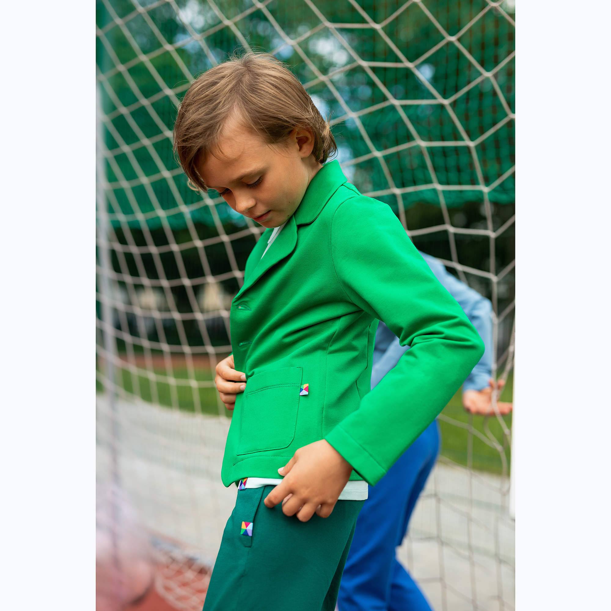Zielona marynarka dresowa