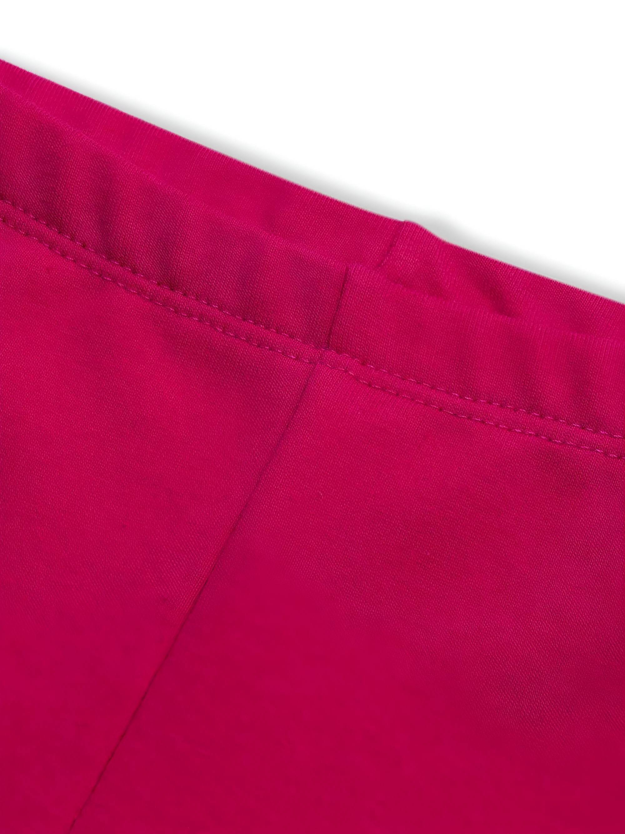 Różowe legginsy z meszkiem