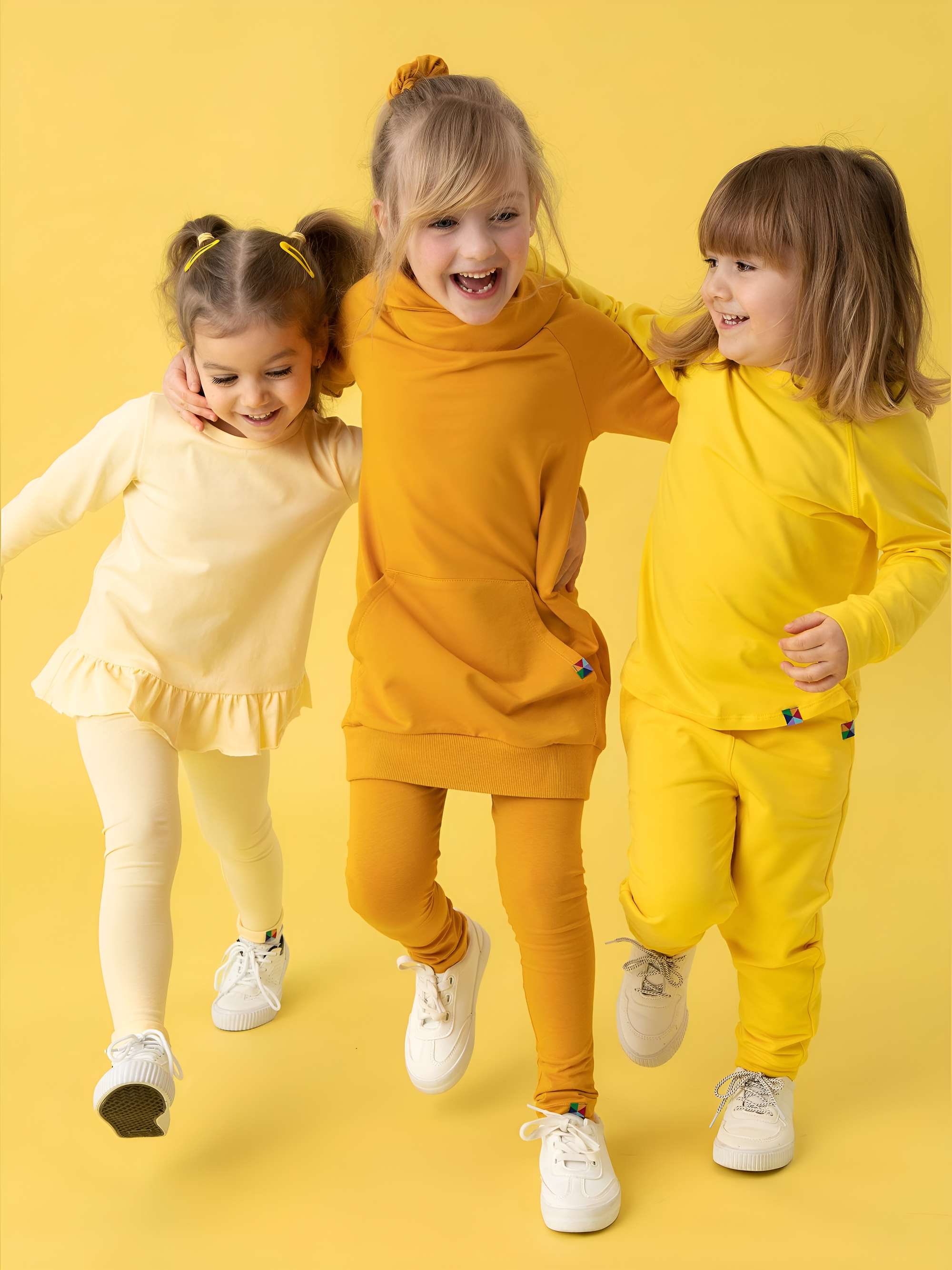 Jasnożółte legginsy