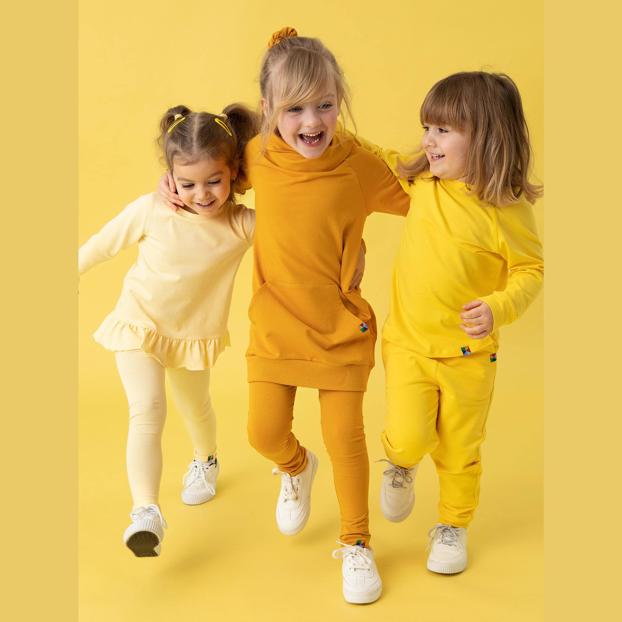 Jasnożółte legginsy