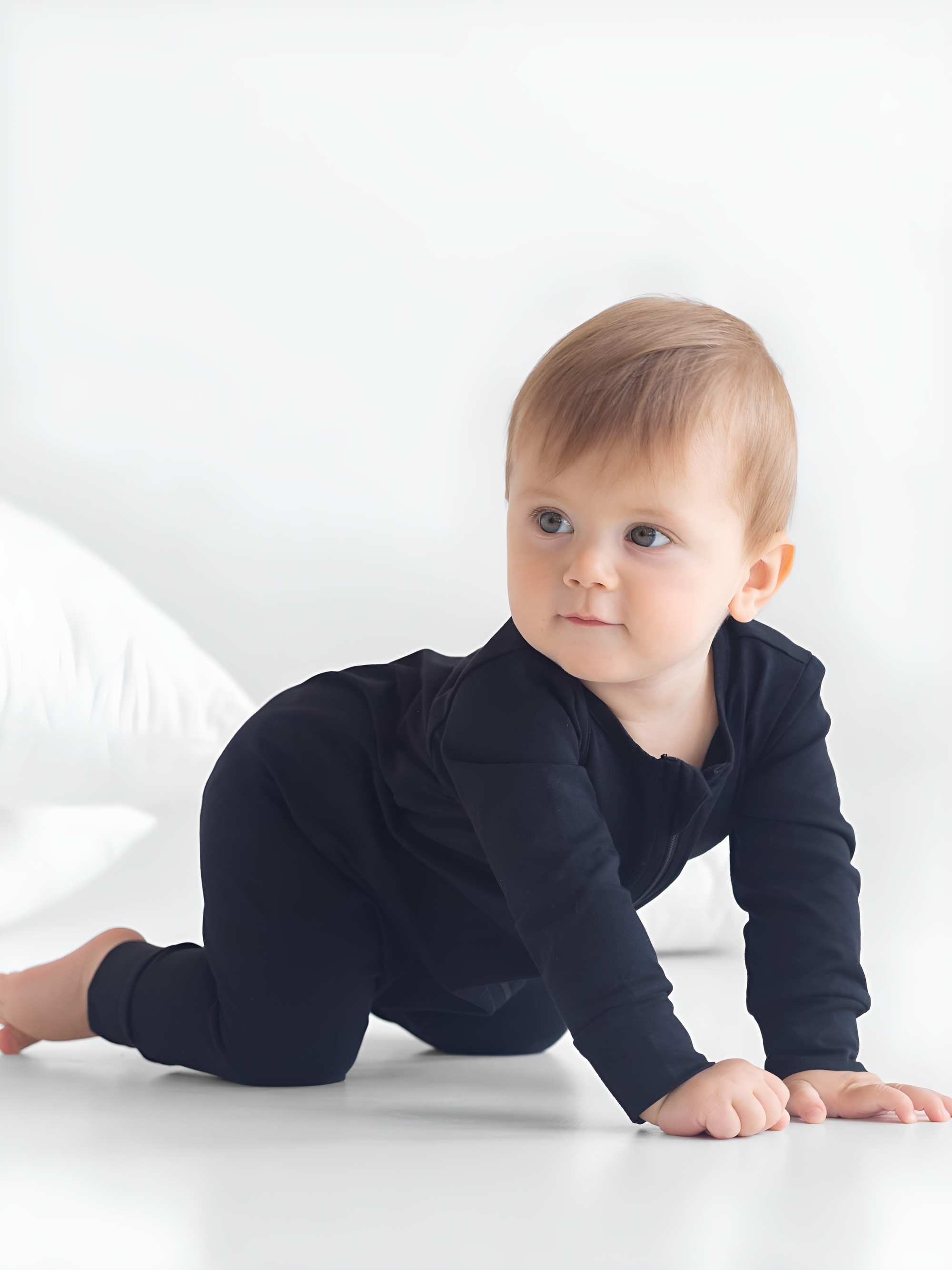 Black romper suit