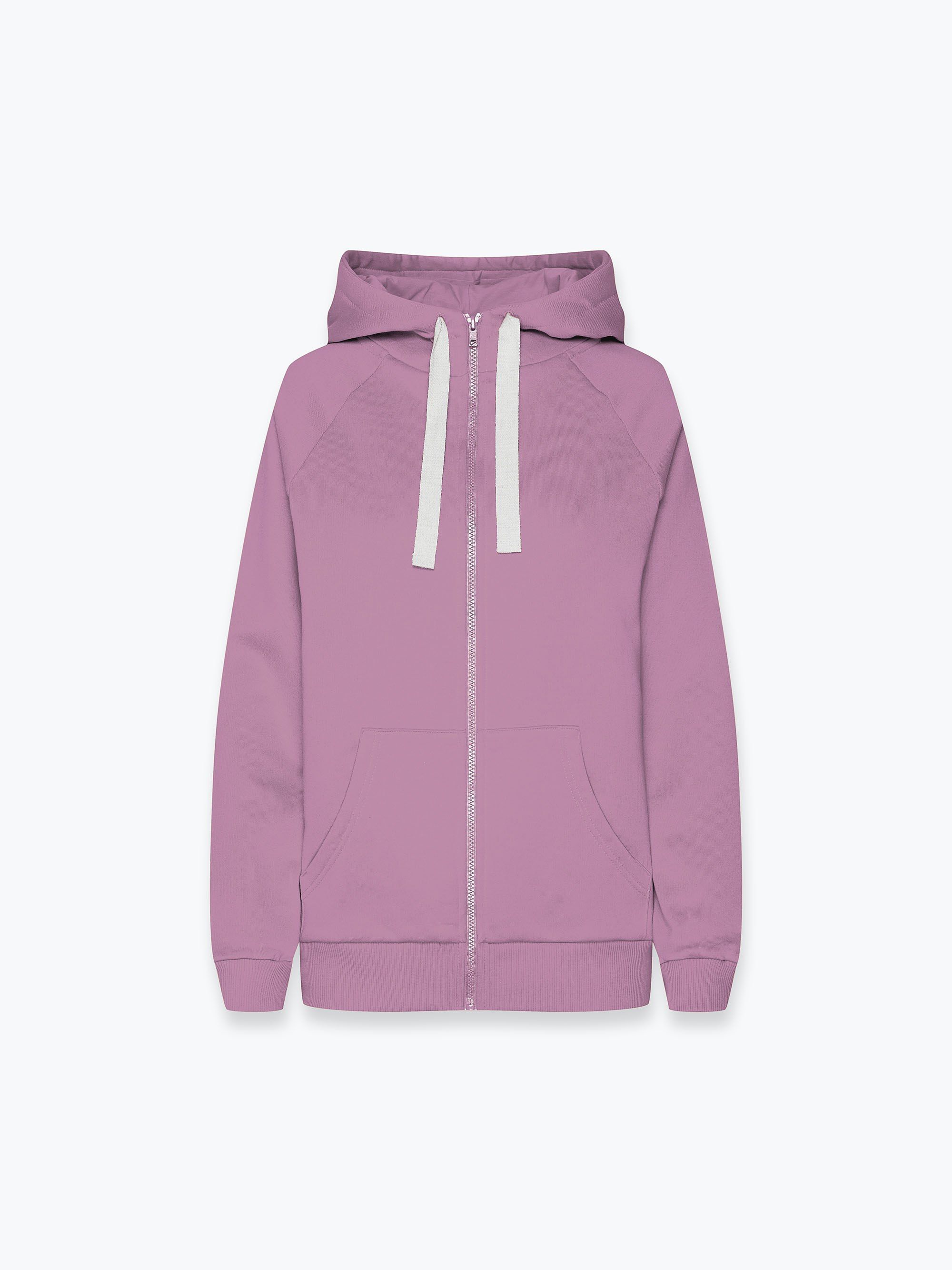 Light purple zip-up hoodie Women