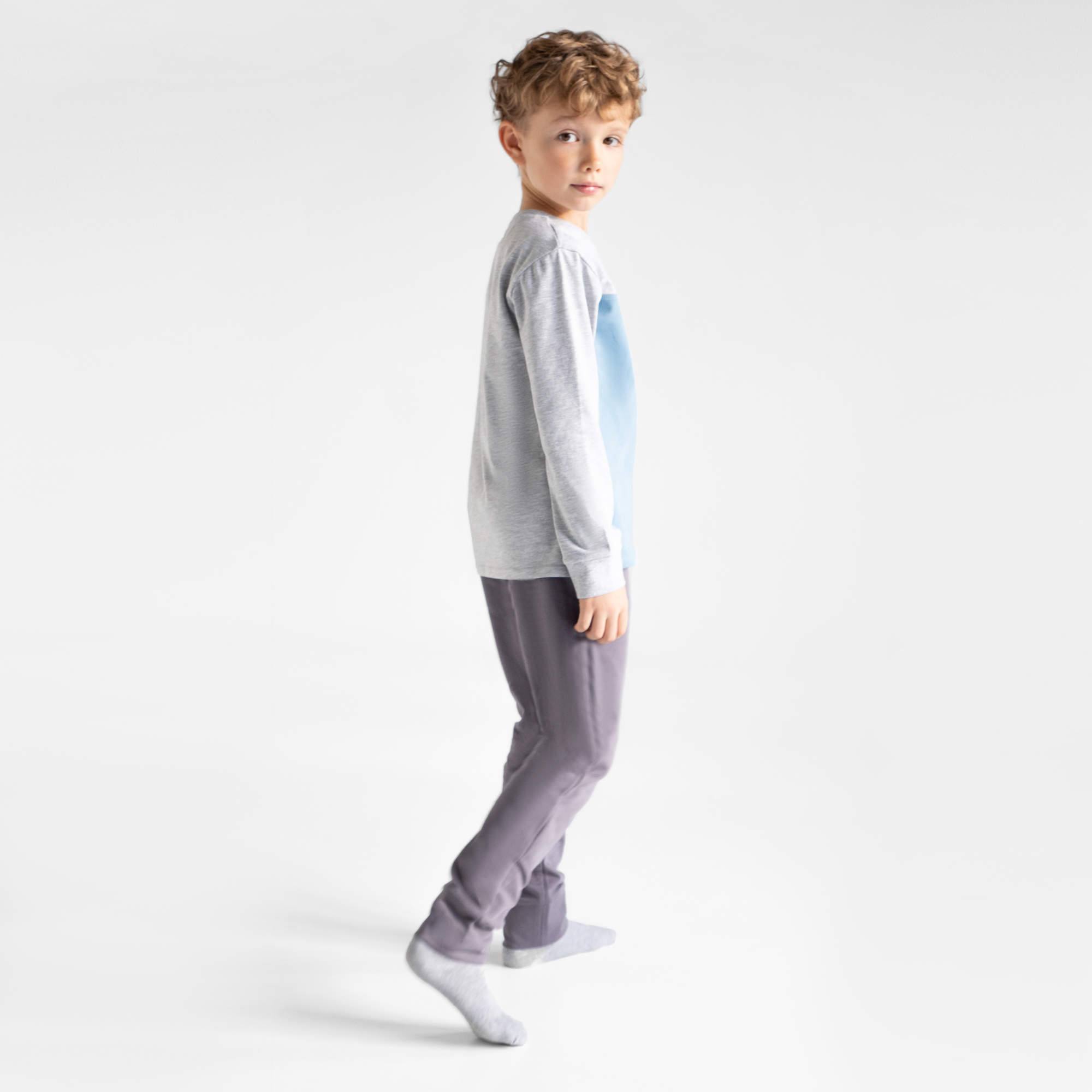 Grafitowe spodnie baggy