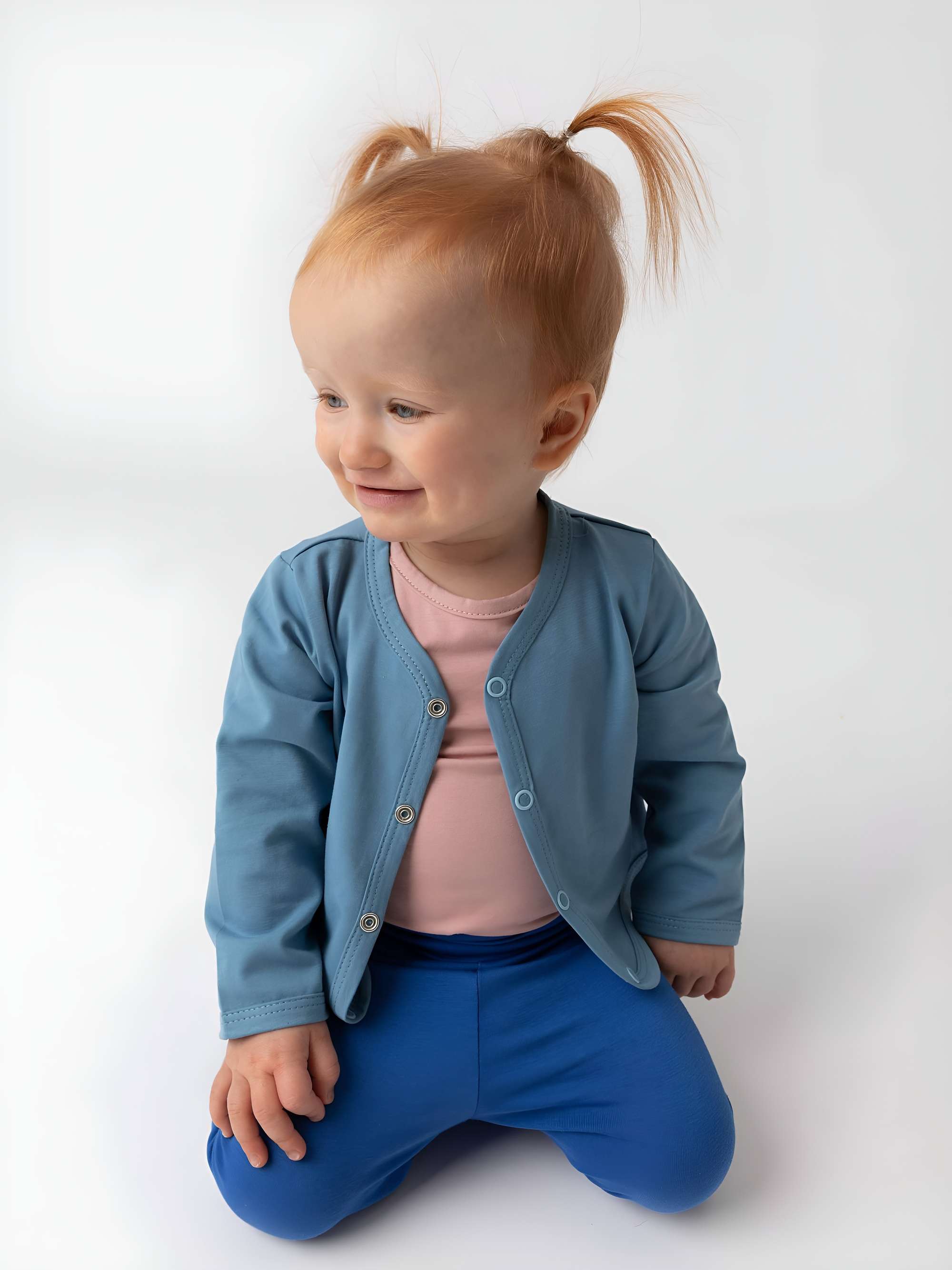 Blue jersey pants