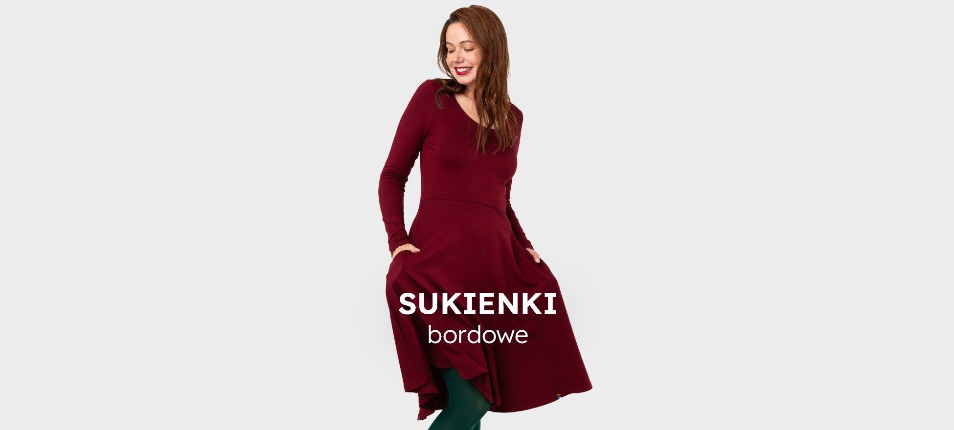 bordowe sukienki