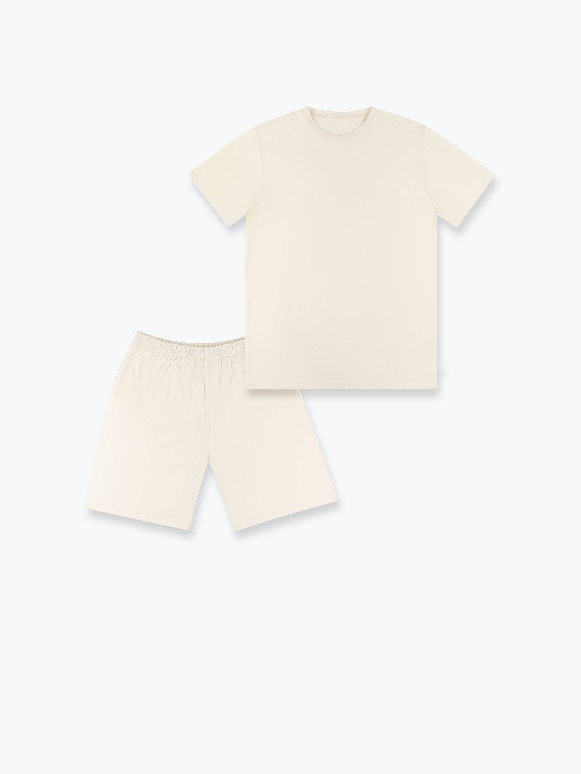 Ecru pajama set Men