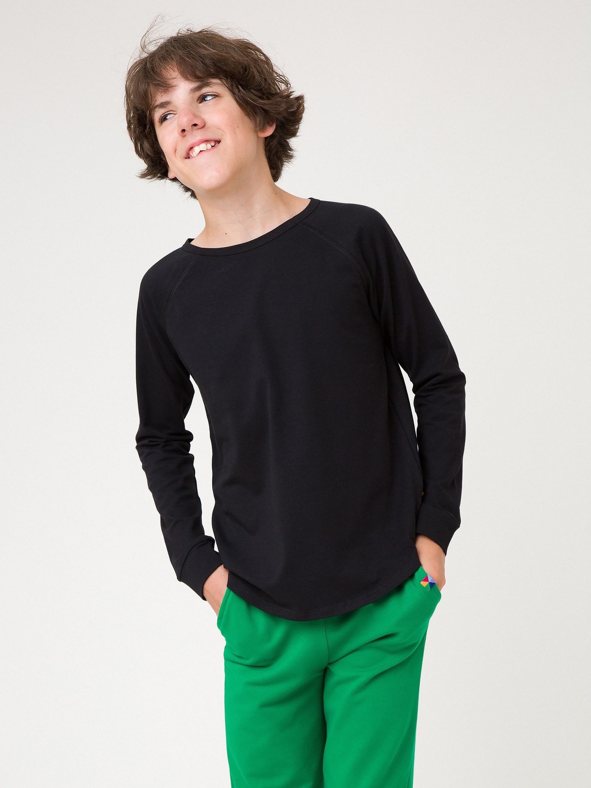 Zielone spodnie dresowe Junior