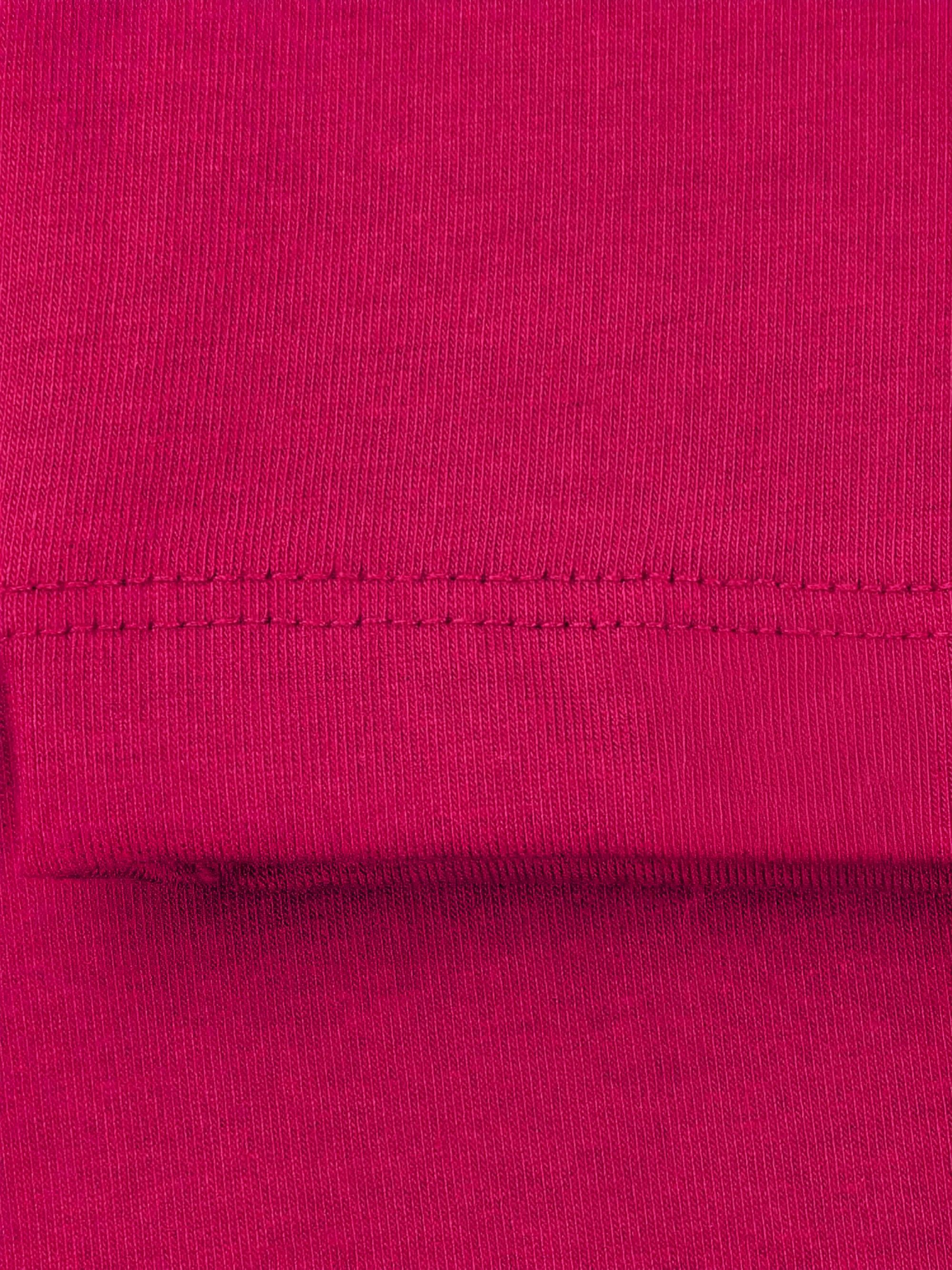 Różowe legginsy z gumką w pasie