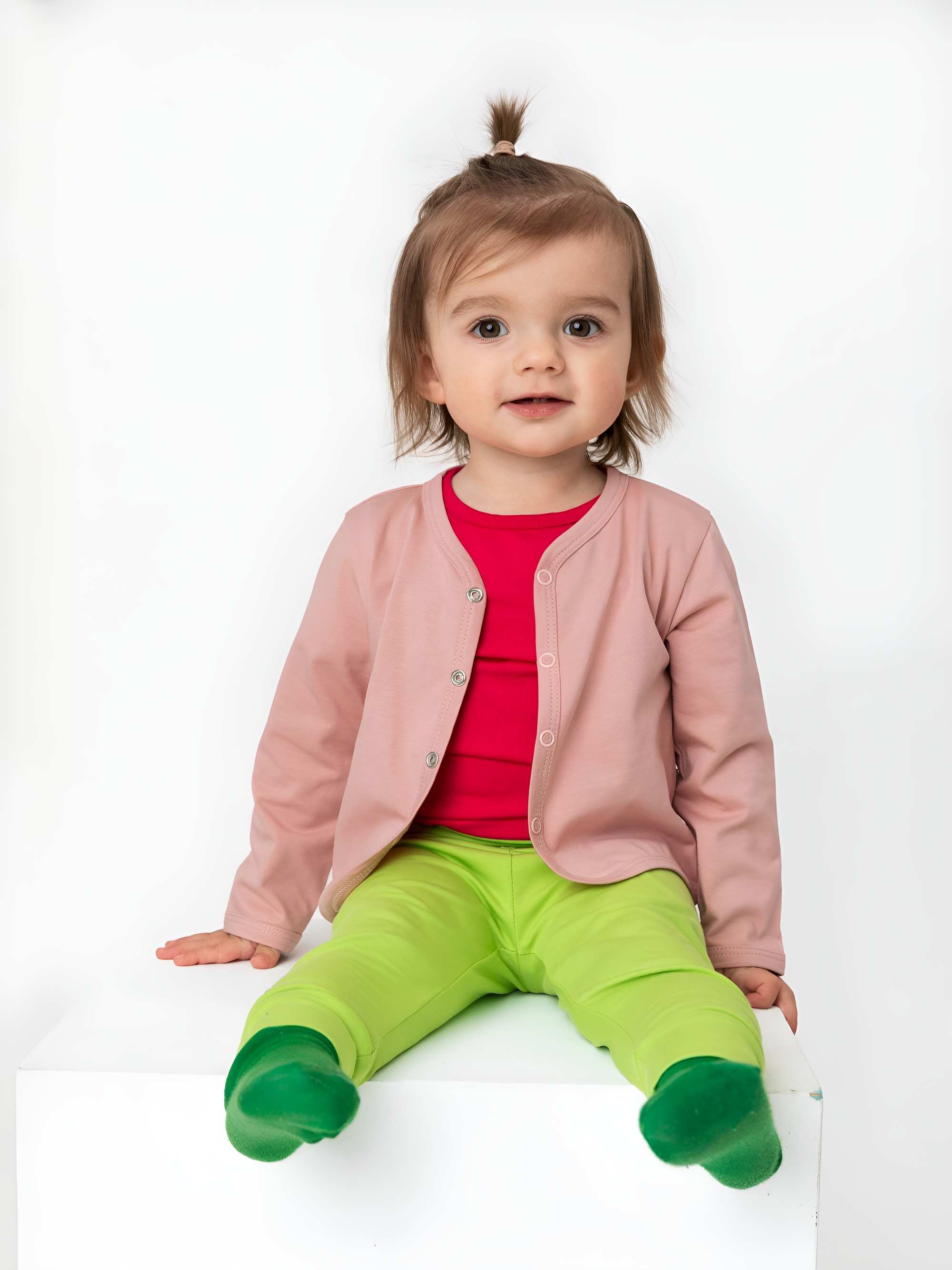 Lime green jersey pants