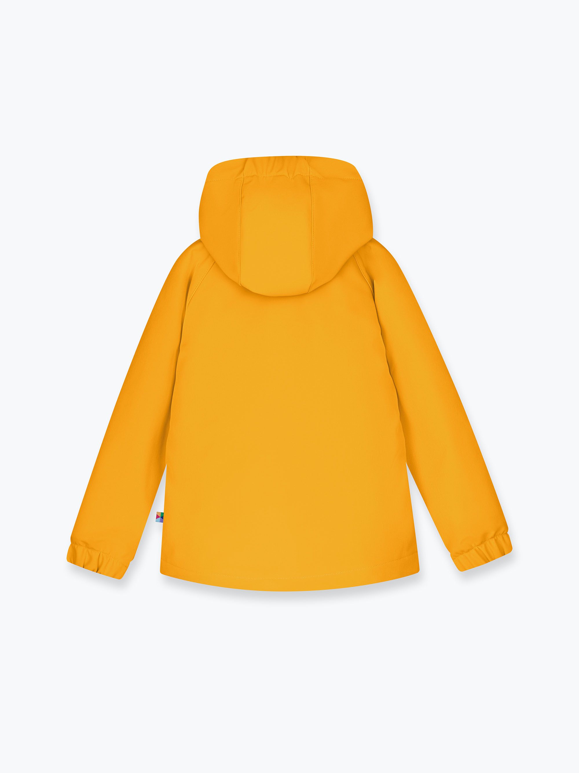 Musztardowa kurtka softshell