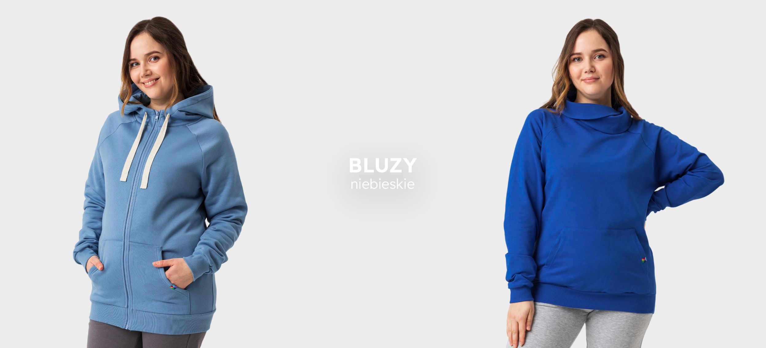 niebieska bluza