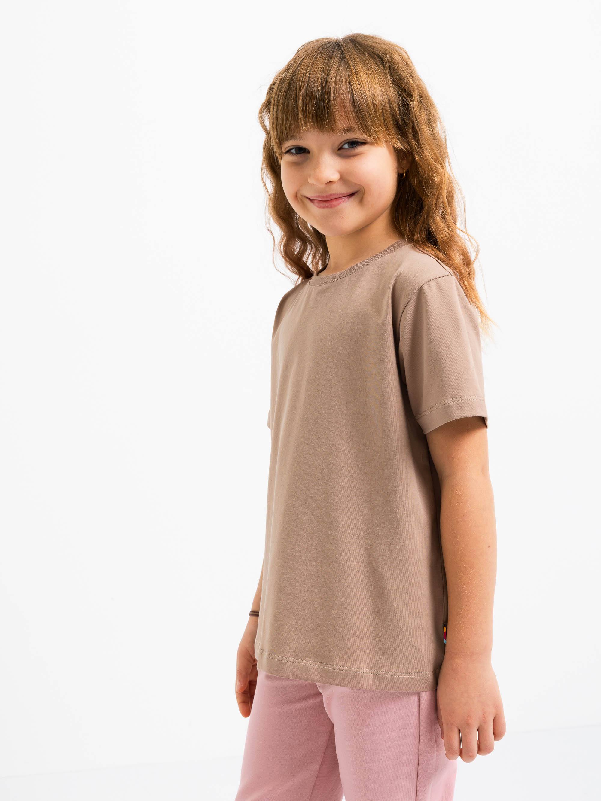 Mocha mousse T-shirt ze ściągaczem
