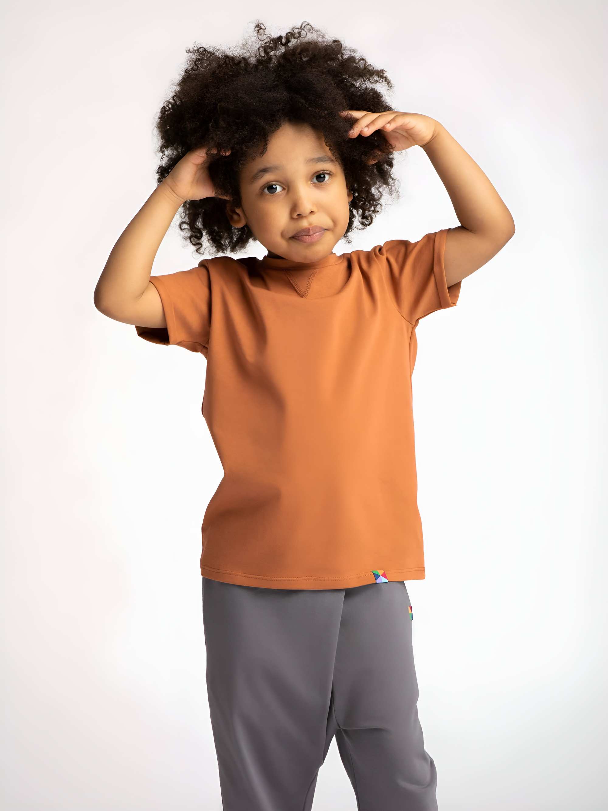 Karmelowy T-shirt