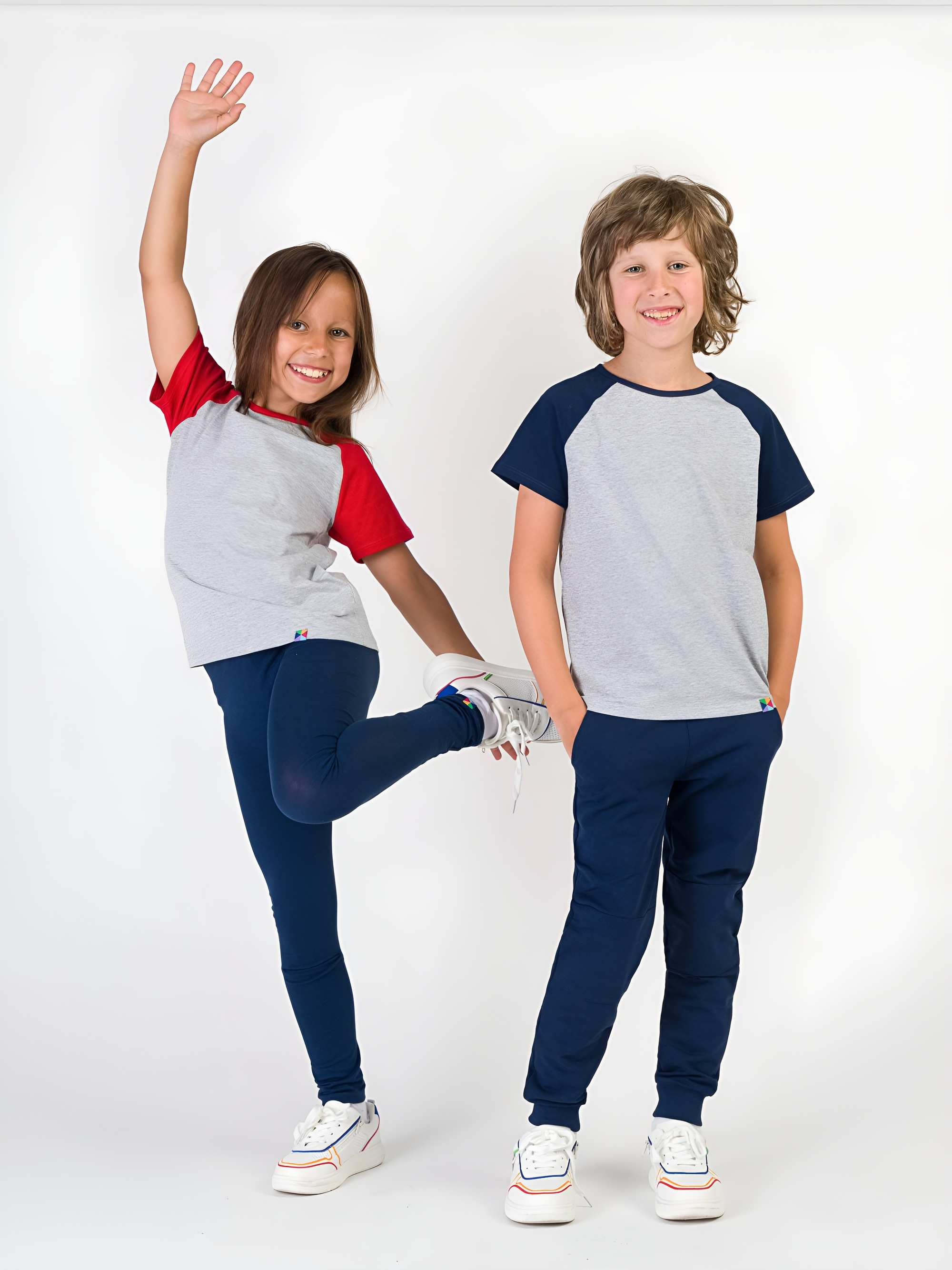 Granatowe legginsy