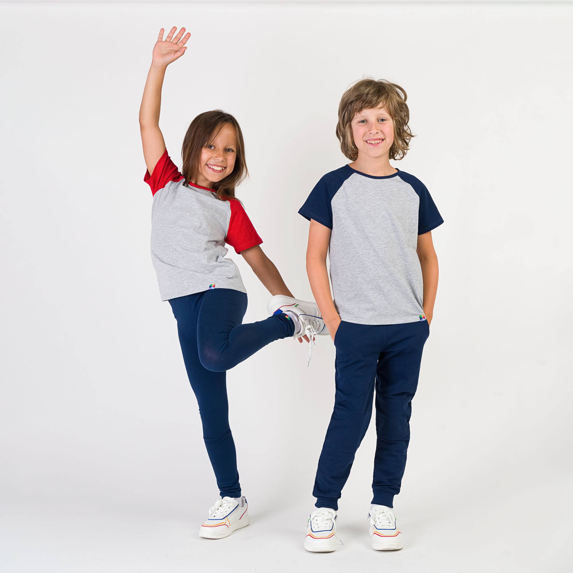 Granatowe legginsy