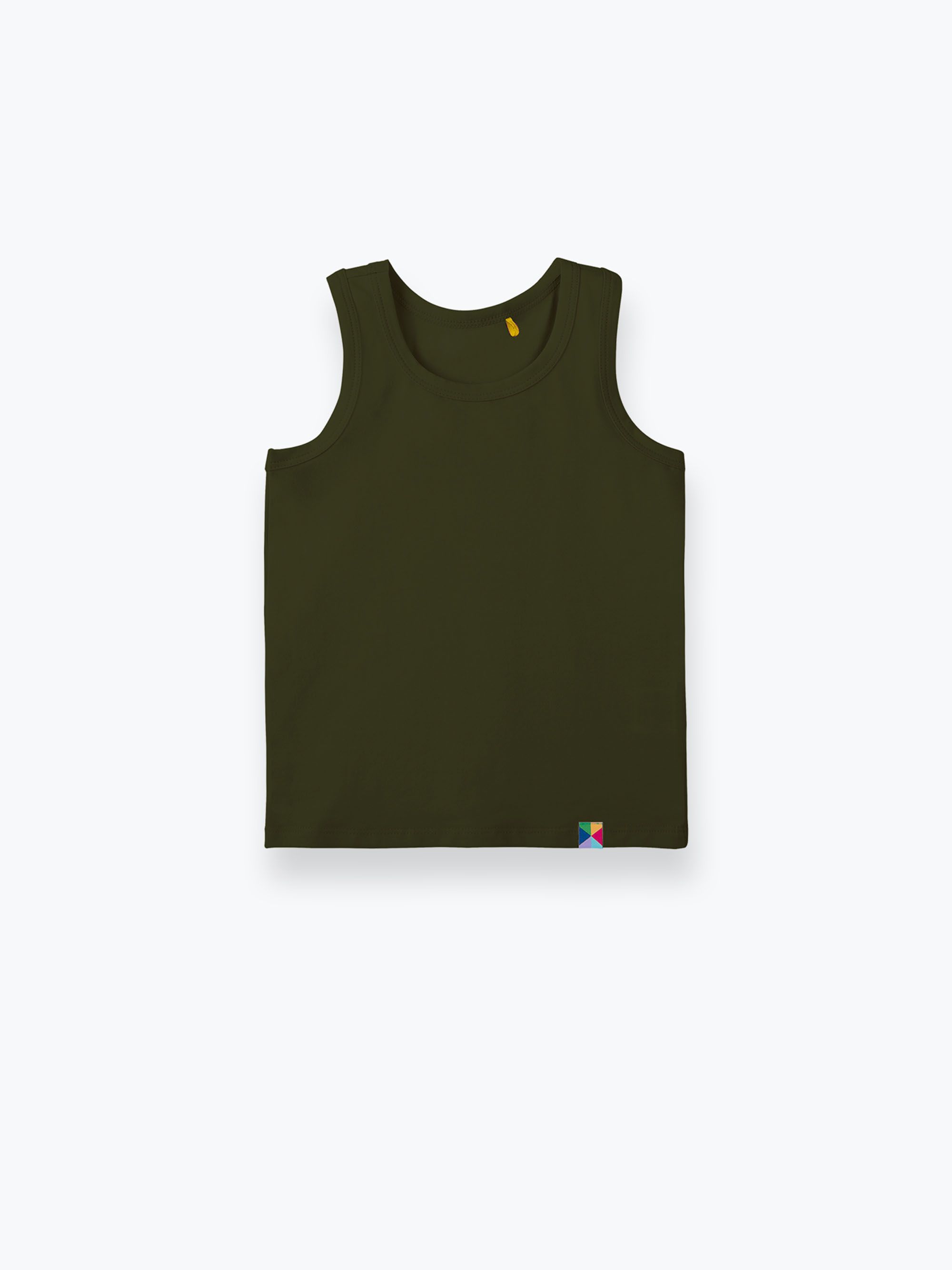 Khaki koszulka bokserka