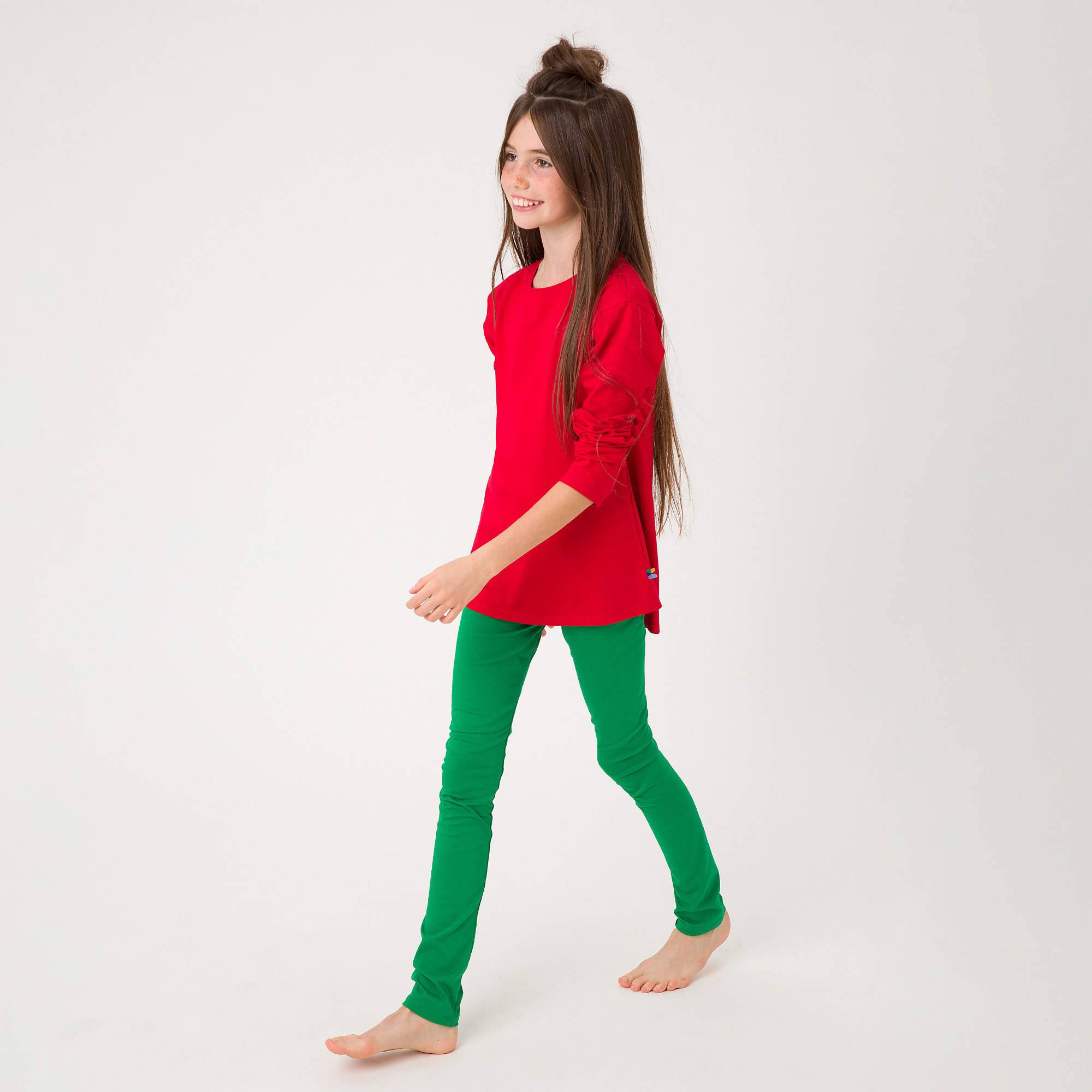 Zielone legginsy Junior