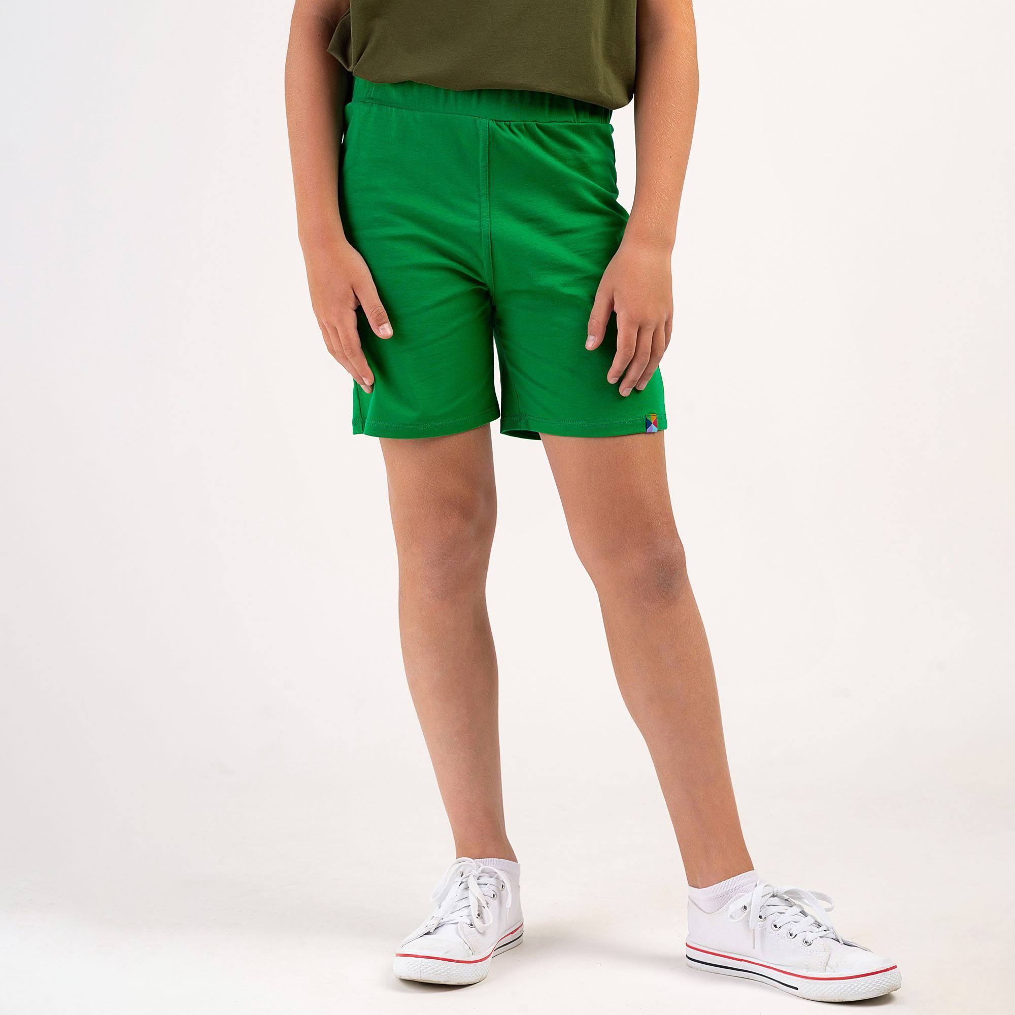 Zielone spodenki cienkie Junior