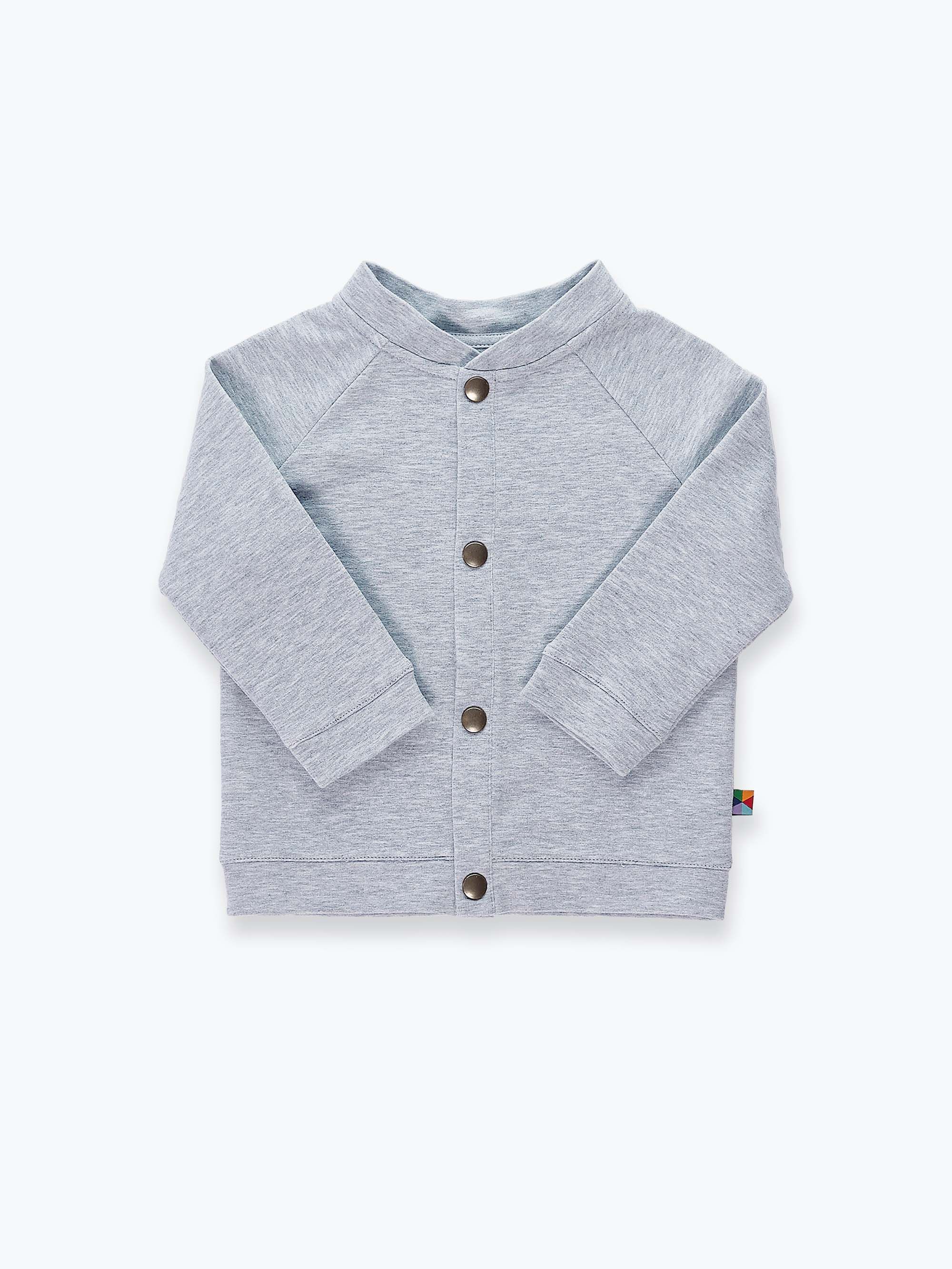 Szara bluza bomber
