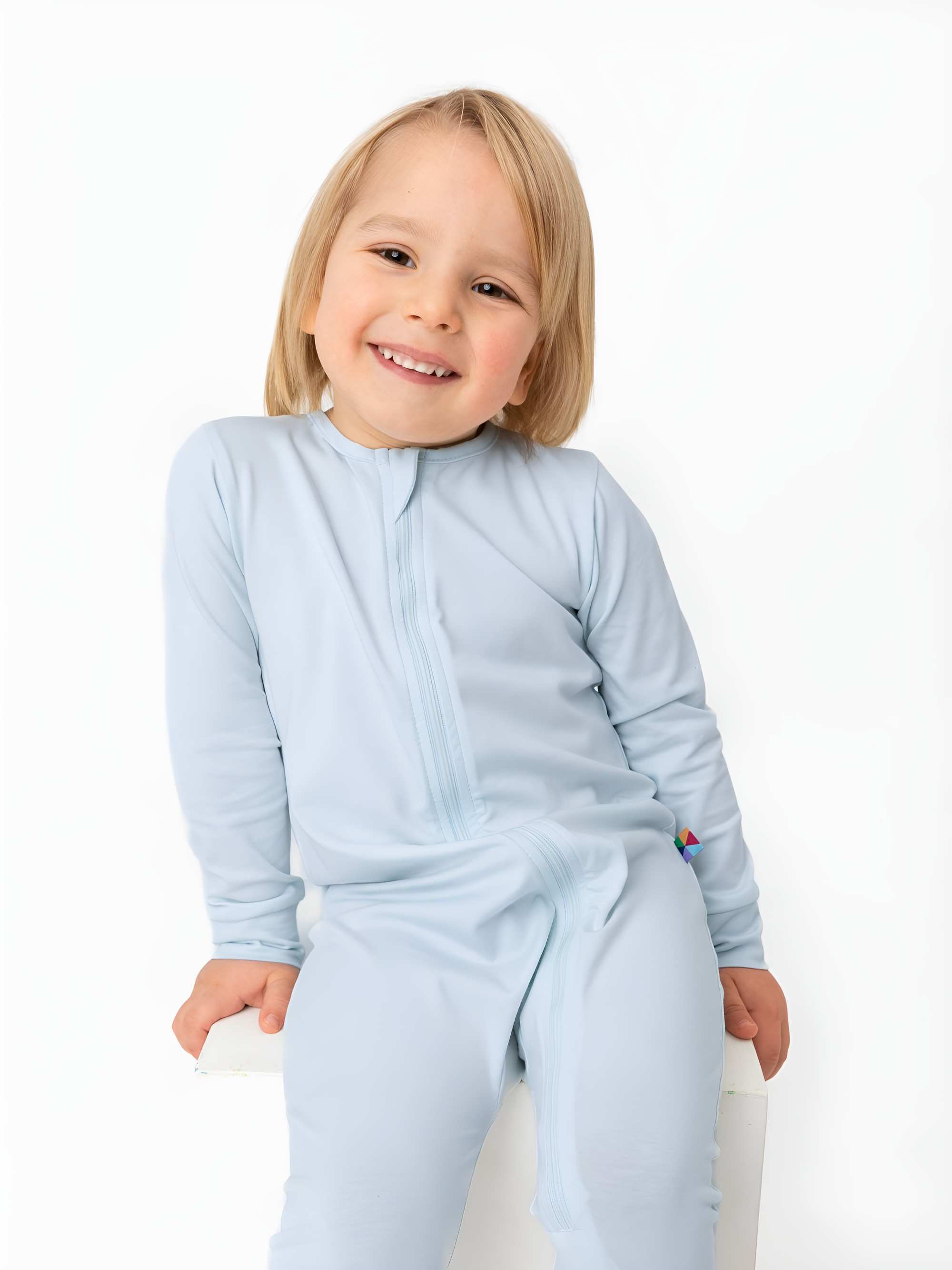 Light blue romper suit
