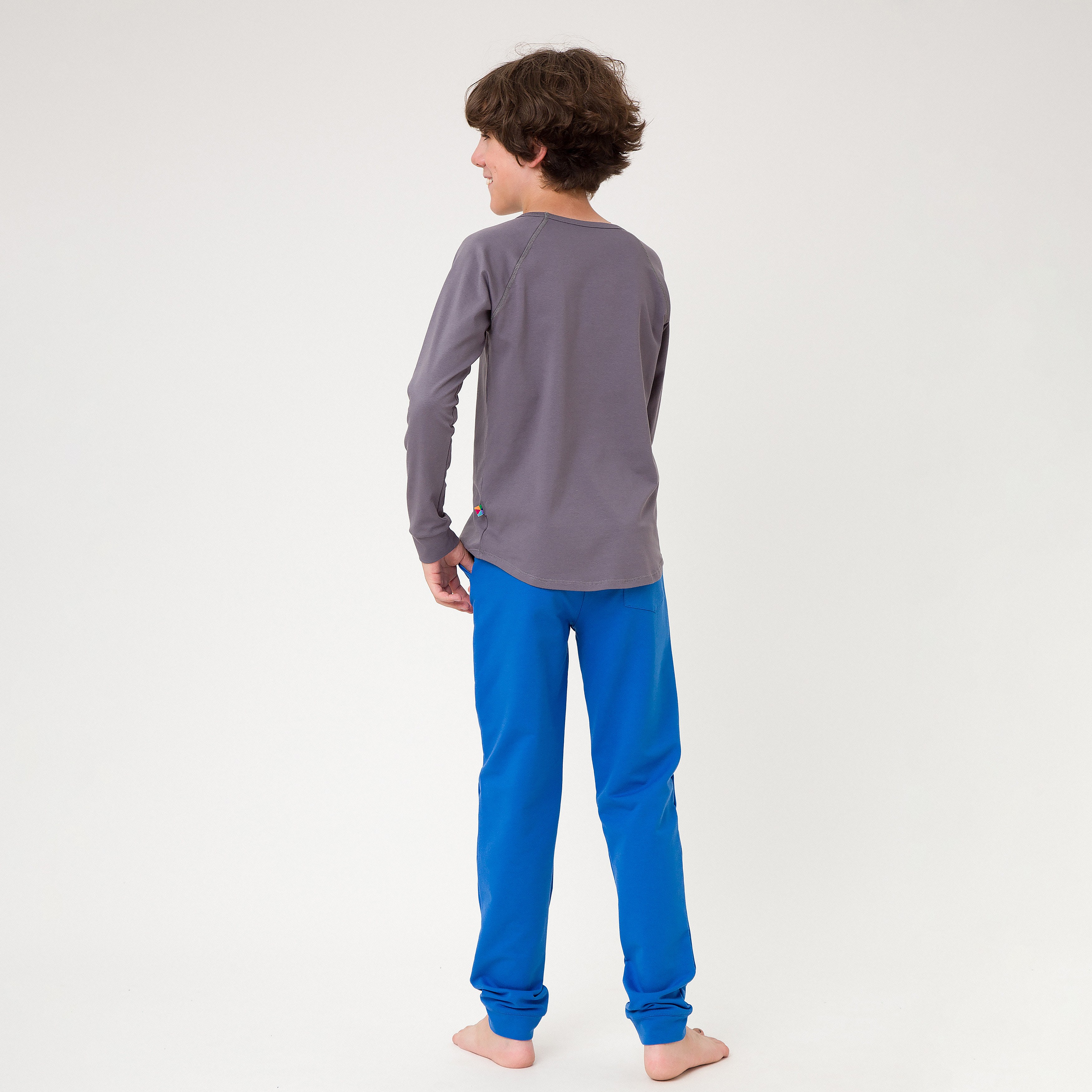 Niebieskie spodnie dresowe Junior