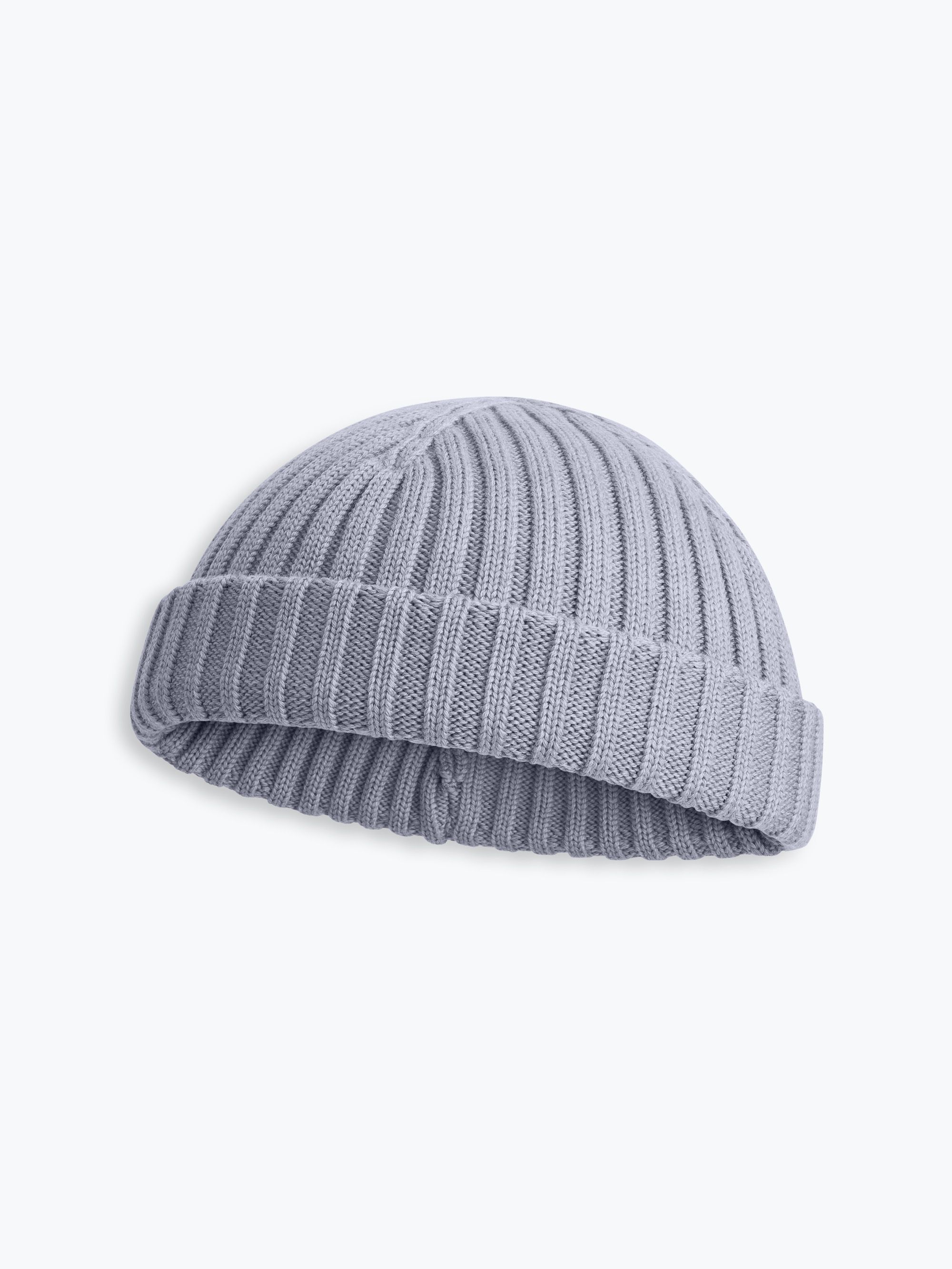 Grey melange Merino Wool Beanie