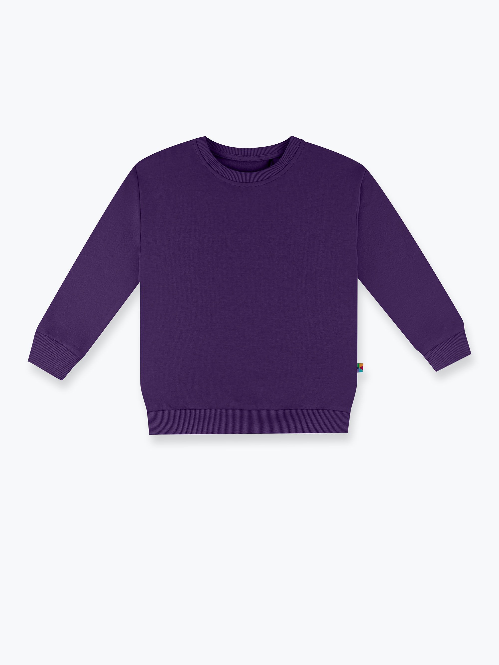 Fioletowa bluza dresowa z meszkiem Junior
