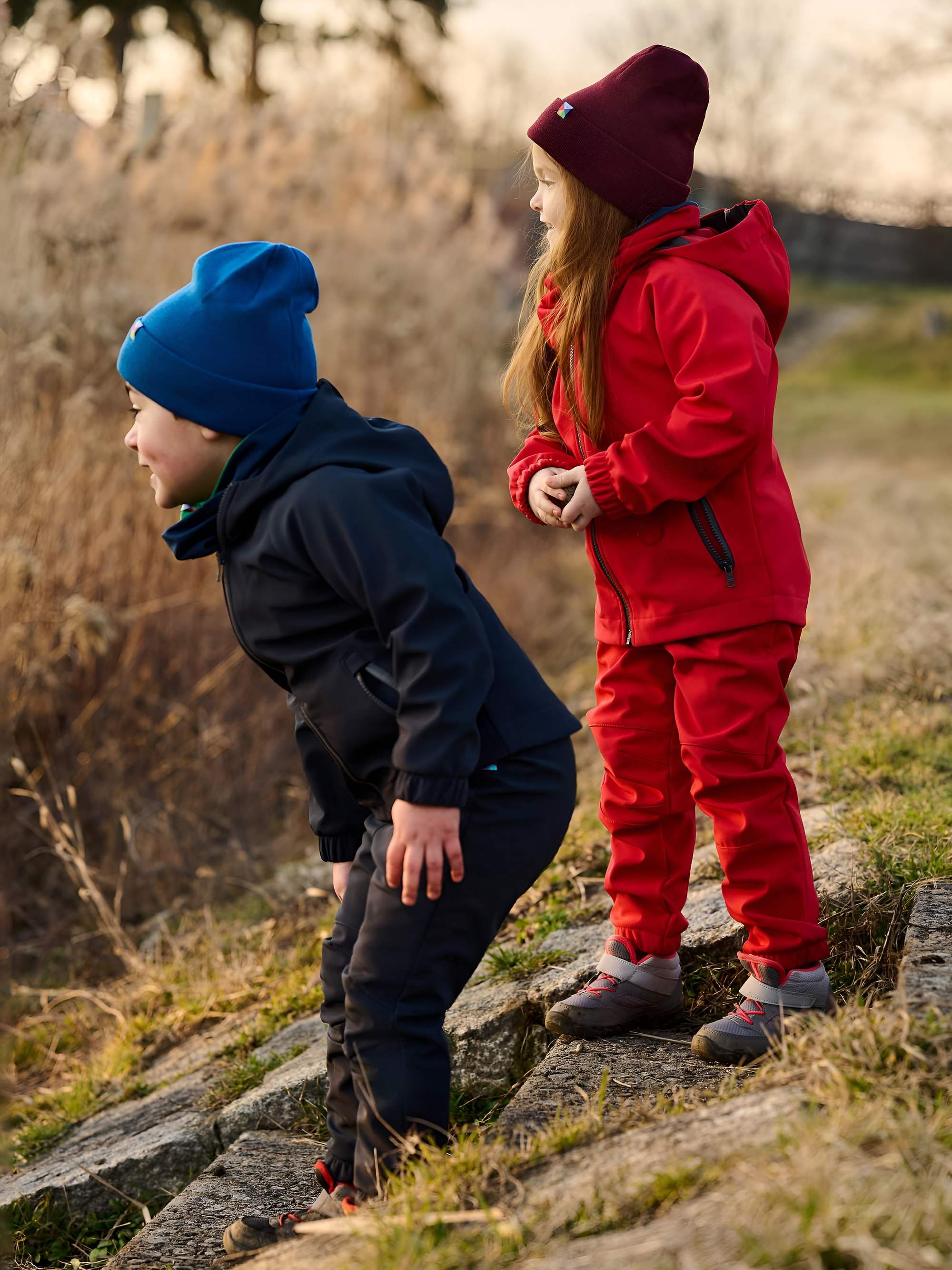 Czerwona kurtka softshell