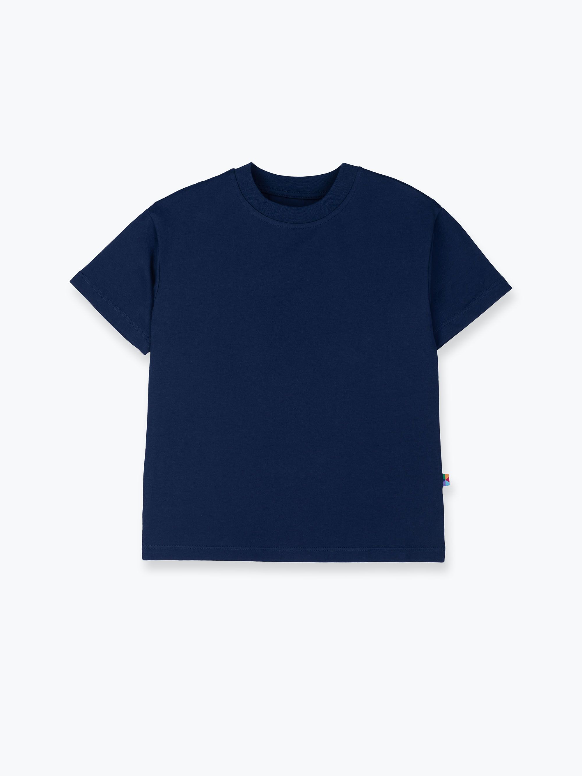 Granatowy T-shirt oversize Junior