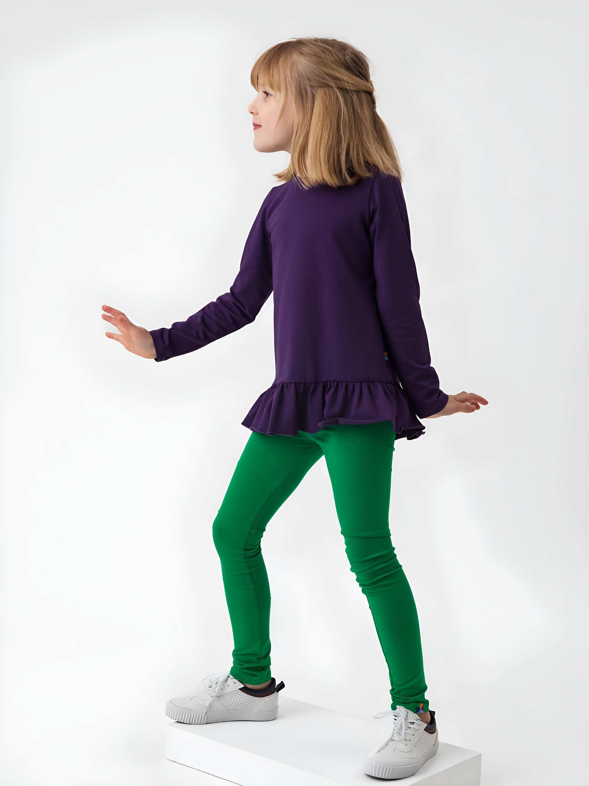 Zielone legginsy