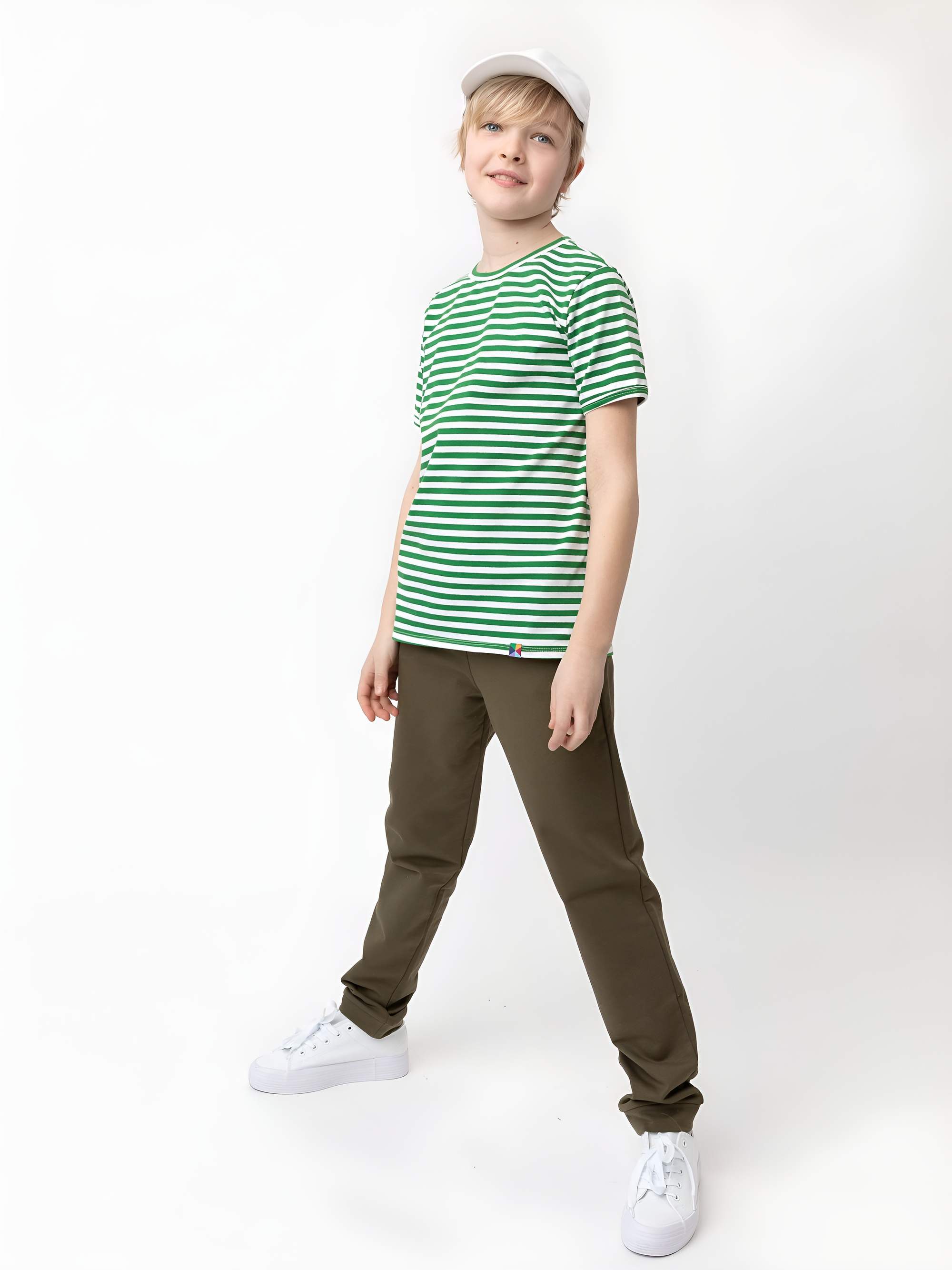 Khaki spodnie dresowe Junior