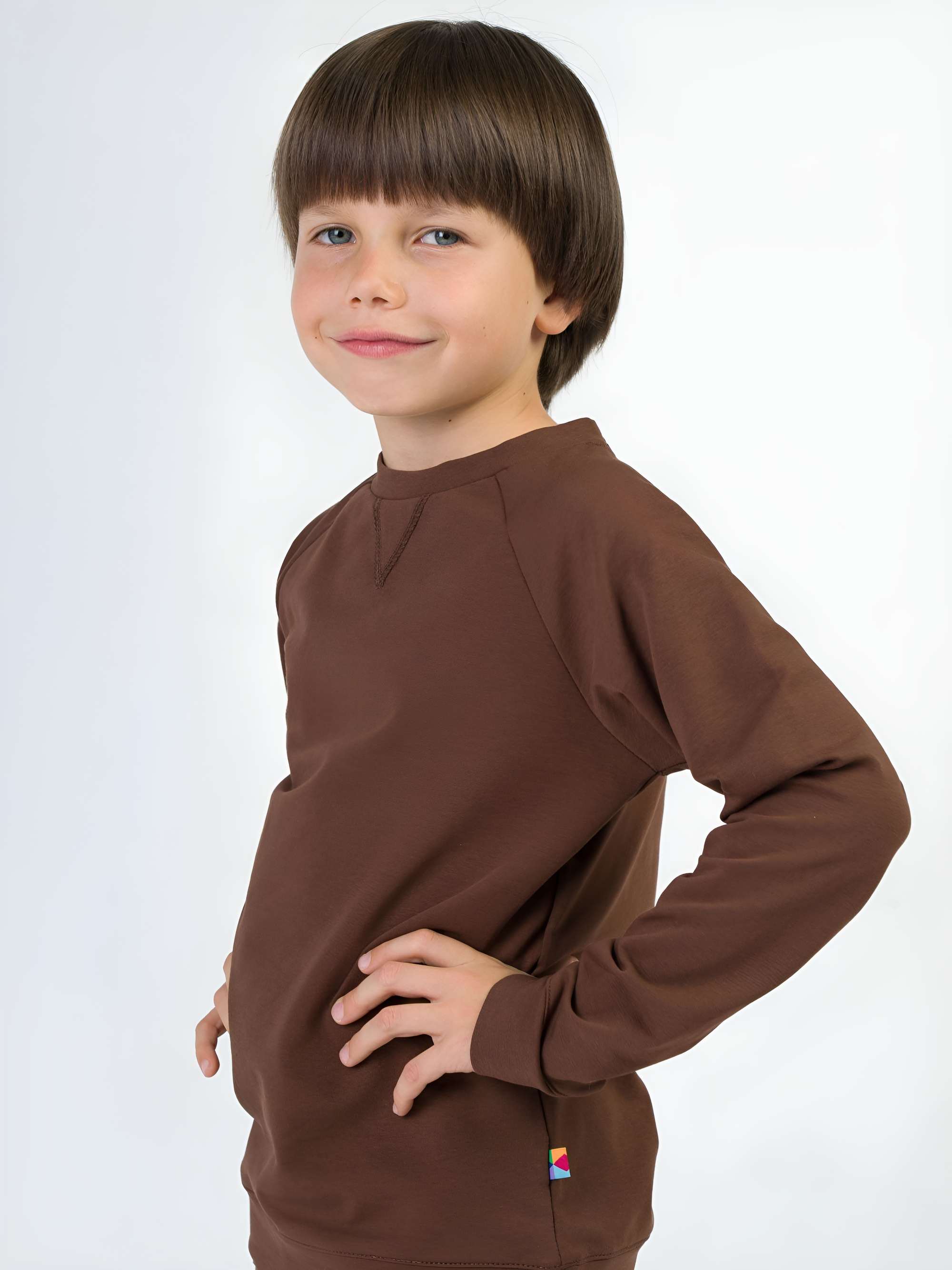 Brązowa bluza dresowa