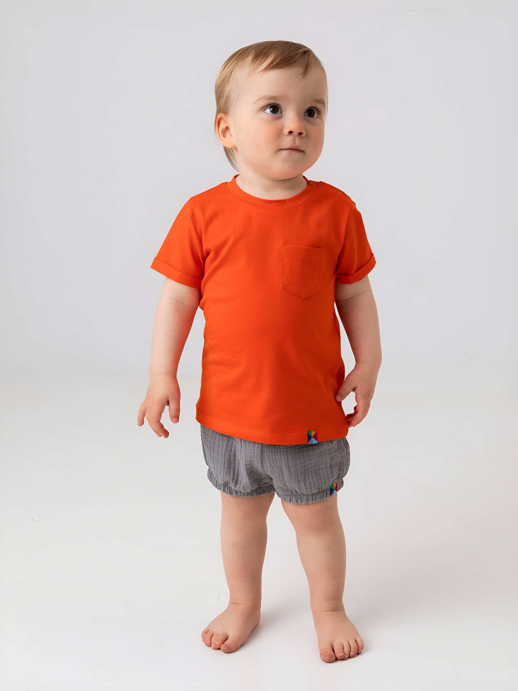 Pomarańczowy T-shirt