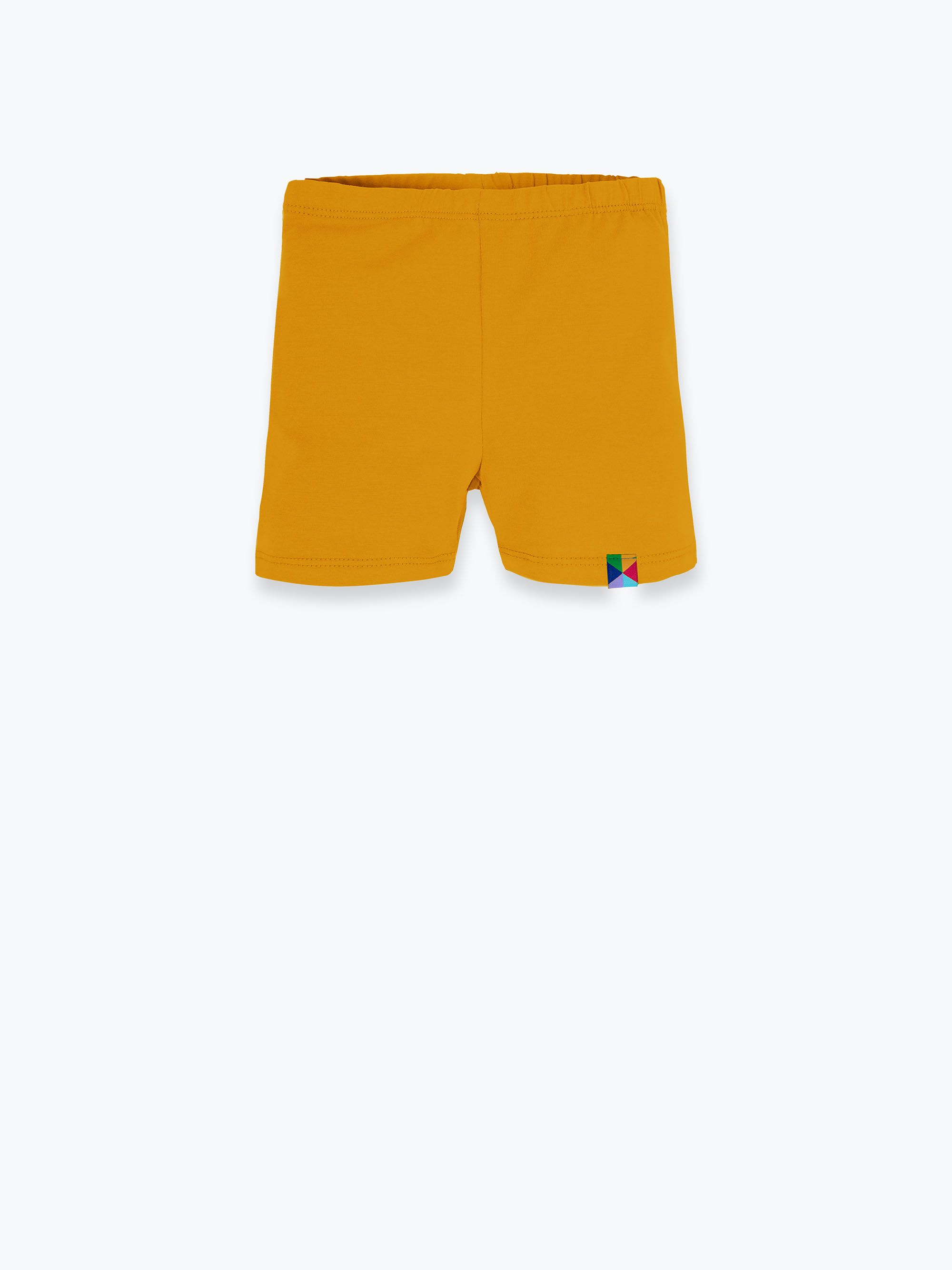 Musztardowe legginsy krótkie Junior