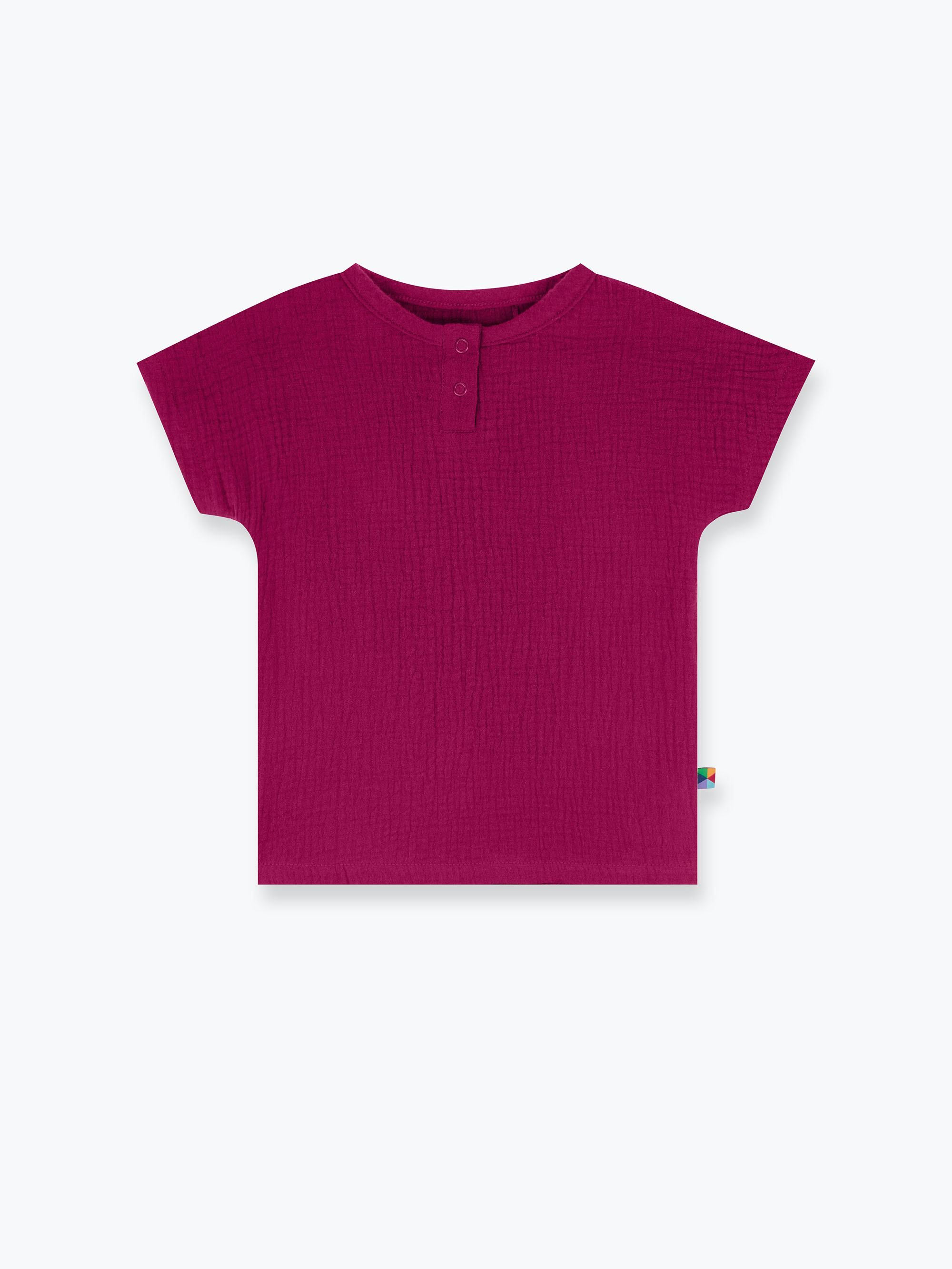 Amaranth Muslin shirt Baby