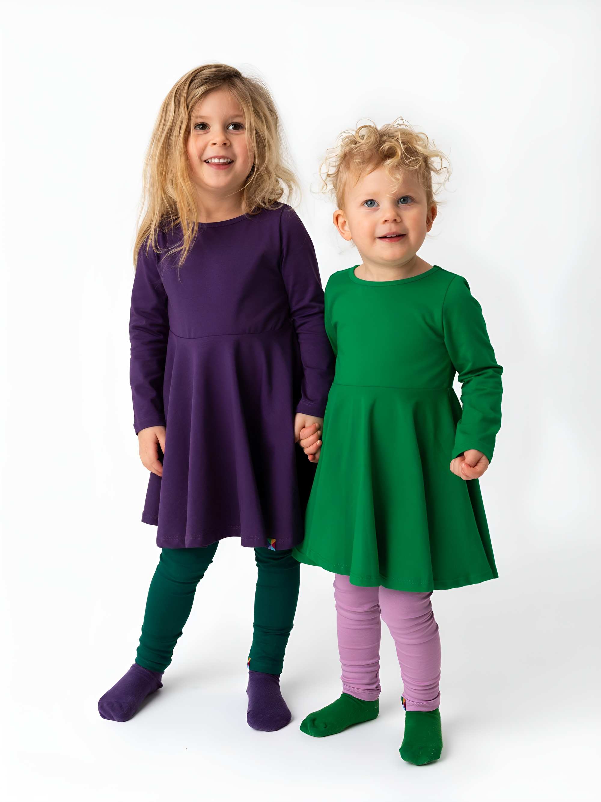 Butelkowozielone legginsy