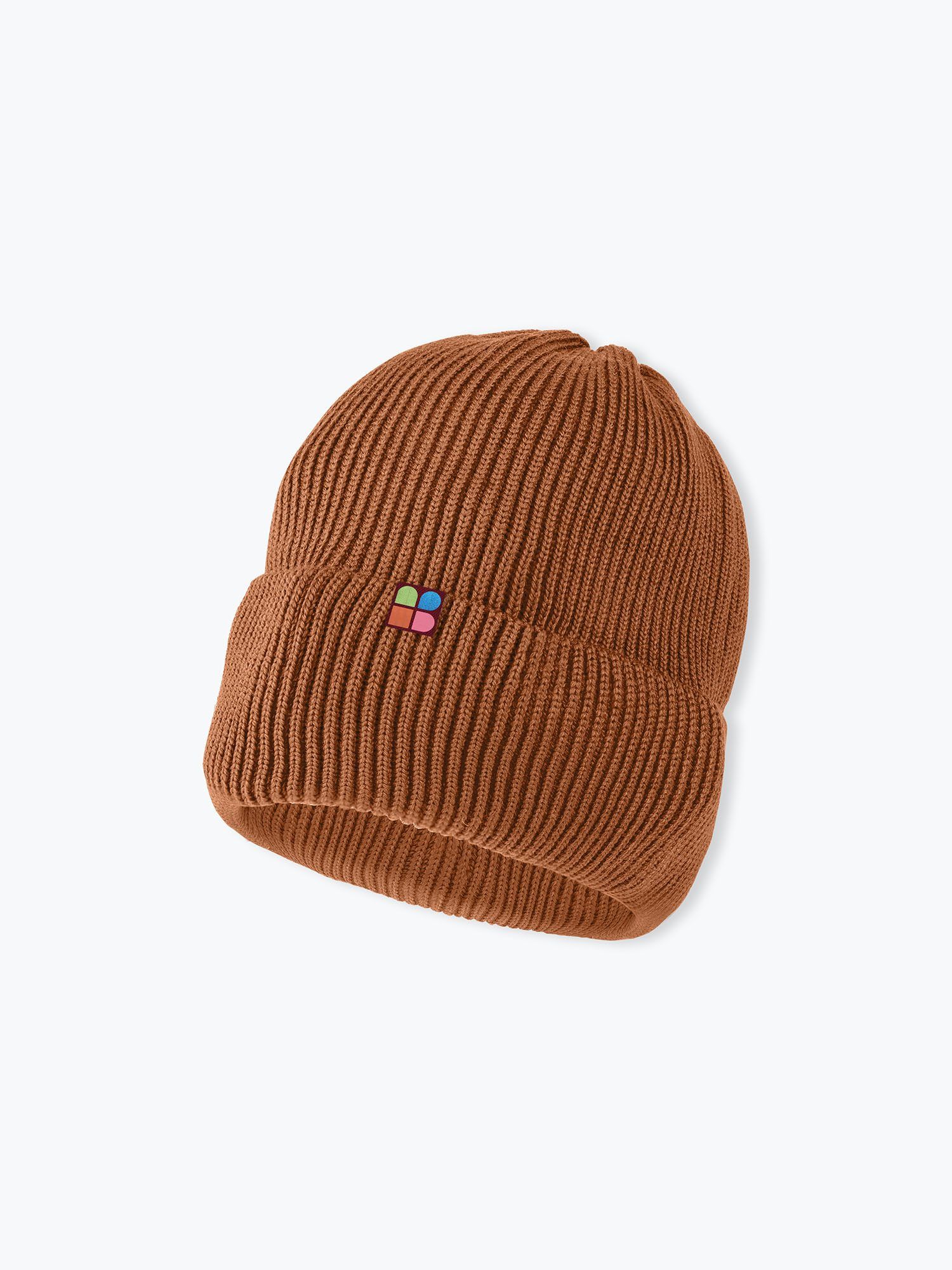 Caramel merino wool hat kids