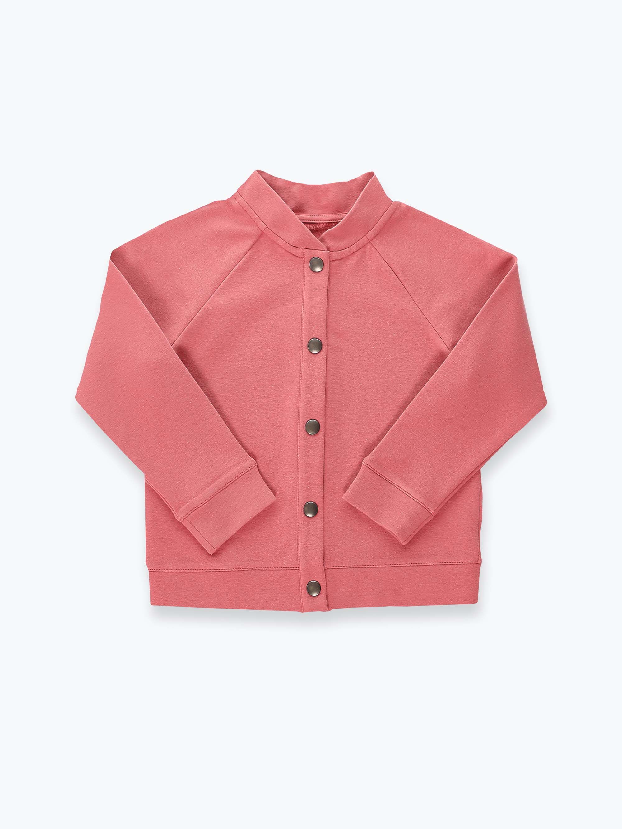 Koralowa bluza bomber