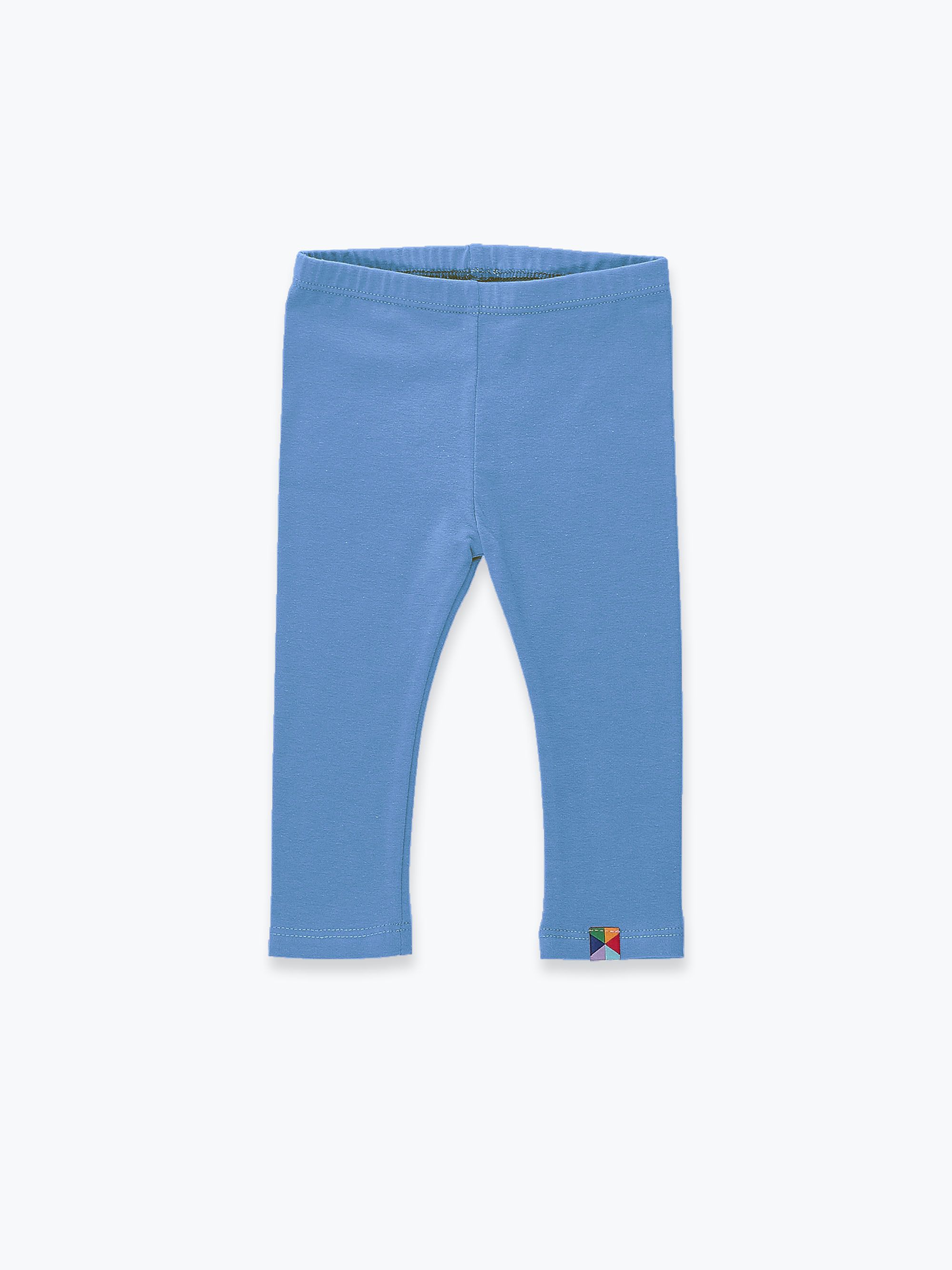 Błękitne legginsy
