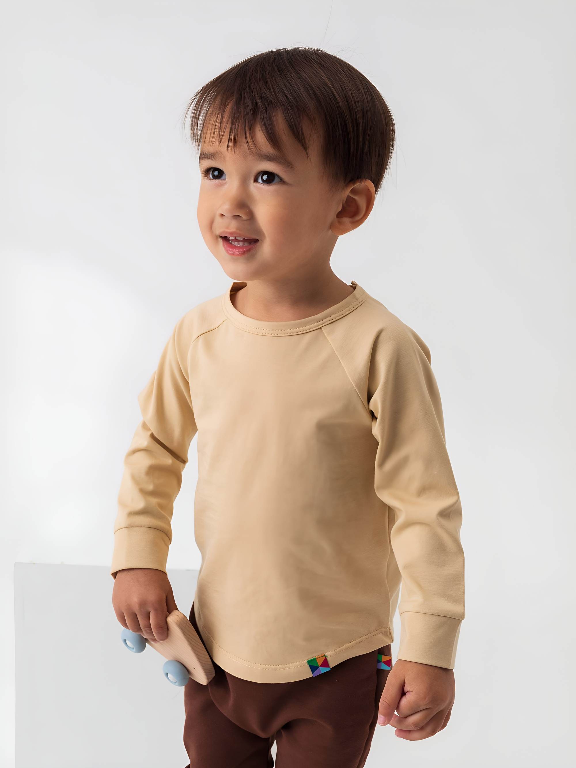 Beige longe sleeve shirt Baby